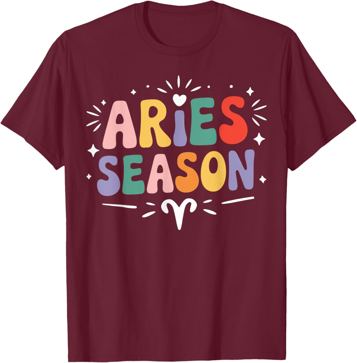 Vintage Aries Zodiac T-Shirt for March April Birthday Celebrations - 10