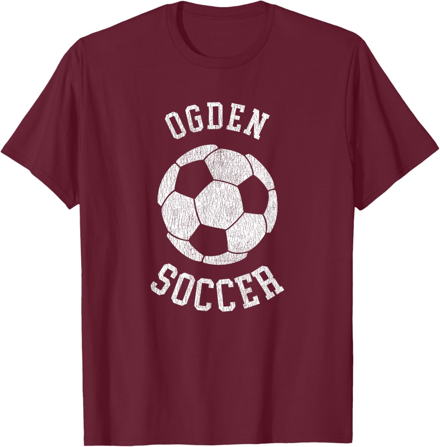 Ogden Soccer Retro Distressed 90's Vintage T-Shirt for Casual Style - 24