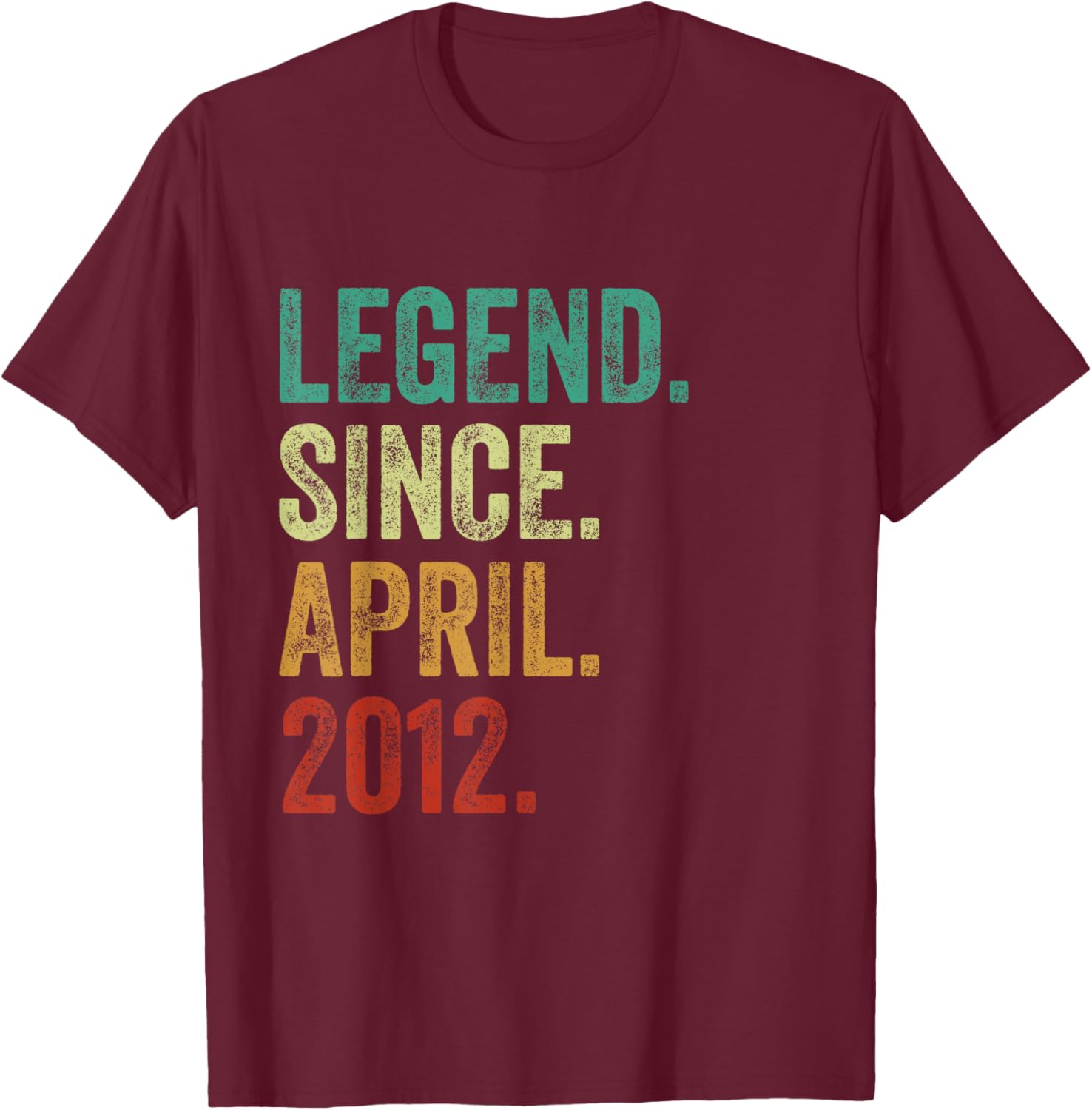 13th Birthday T-Shirt for Legend Since 2012 Cool Fun Gift Idea - 6