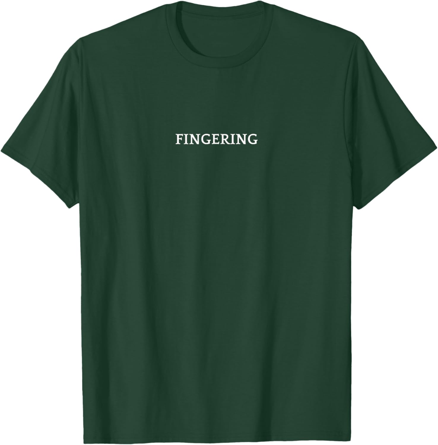 FINGERING English Word T-Shirt Stylish Apparel for Fun Fashion Enthusiasts - 12