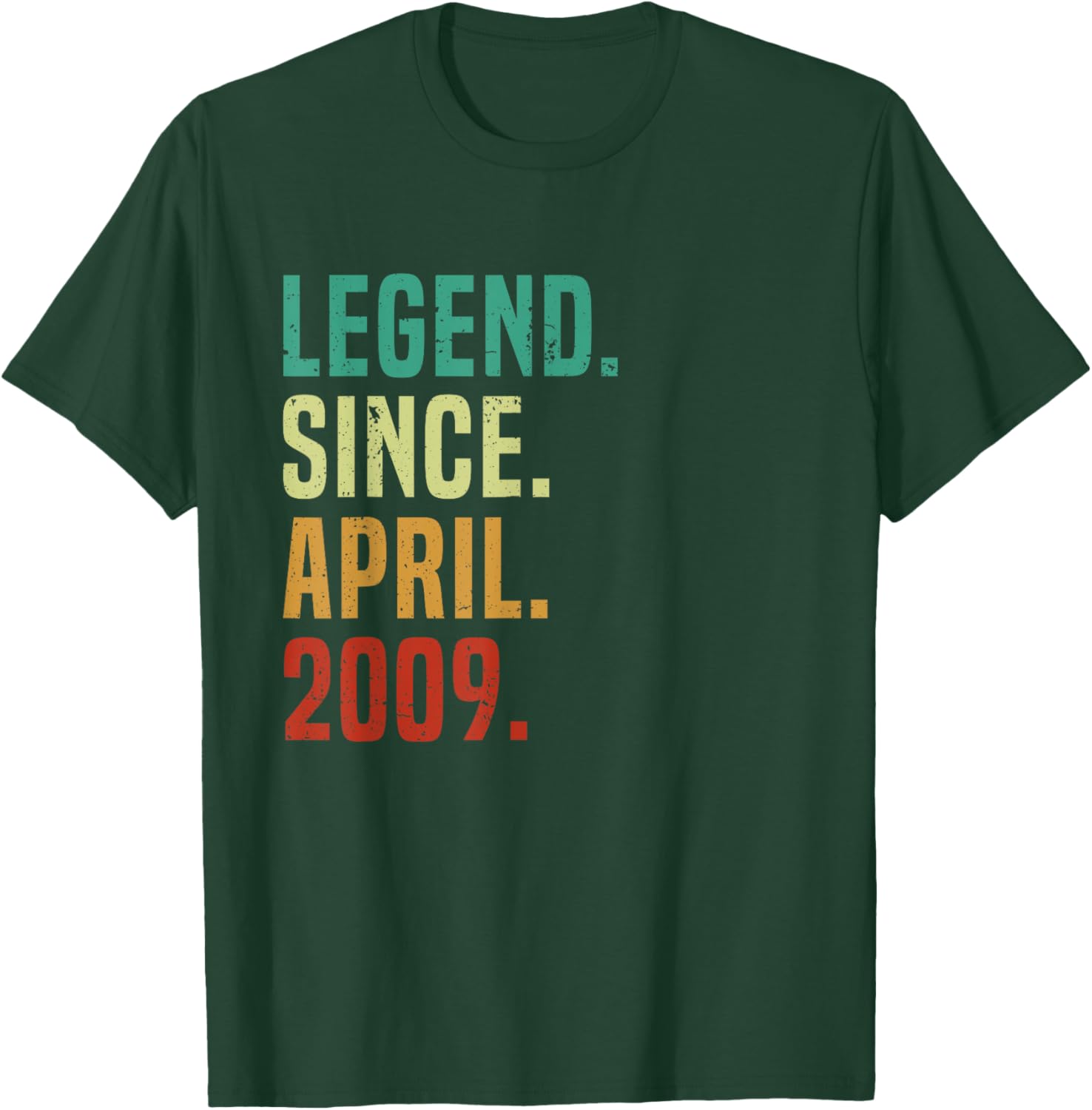 16 Years Old Legend Since April 2009 Birthday T-Shirt for Teens - 14