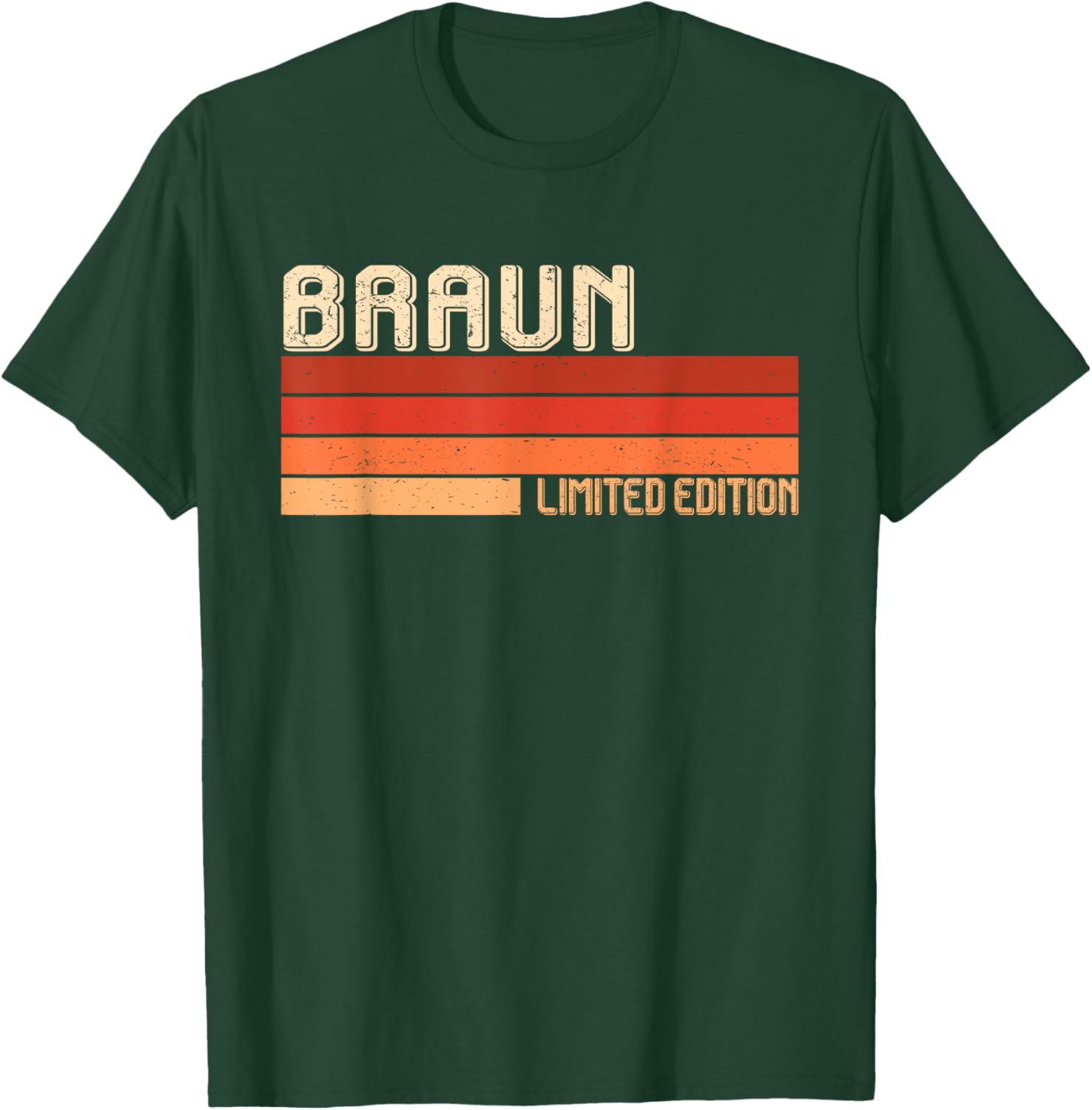 Personalized Retro Vintage BRAUN T-Shirt for Men - Stylish Casual Wear - 1