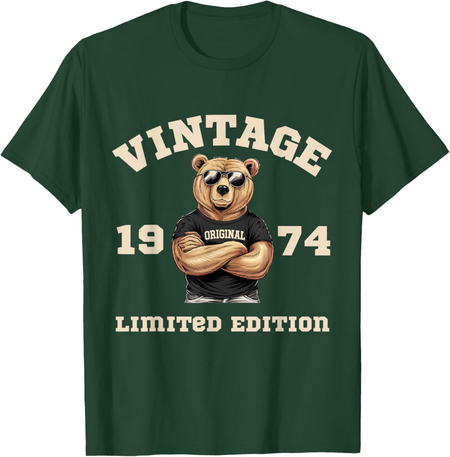 Mens Vintage 51st Birthday Teddy Bear T-Shirt 1974 Gift Idea - 1