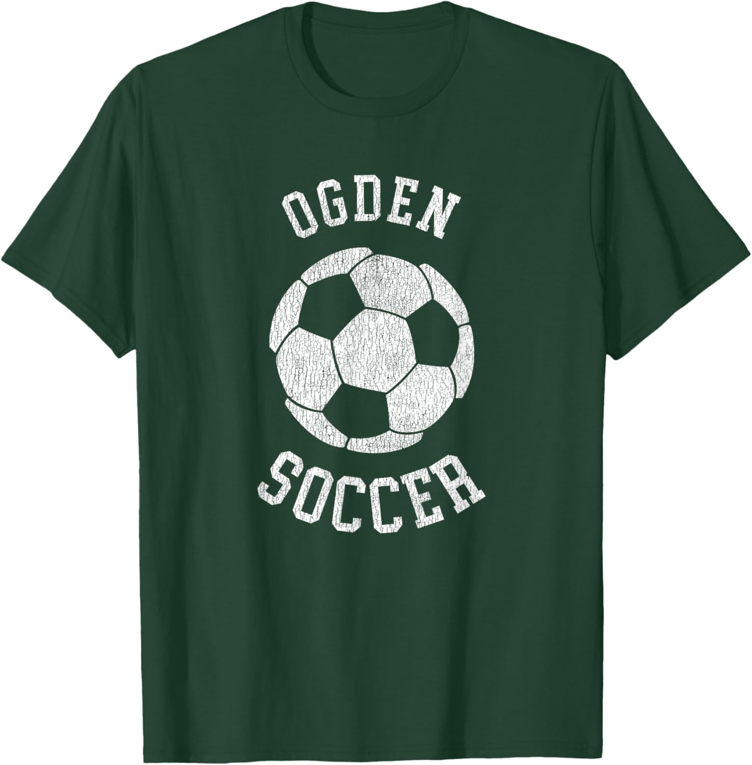 Ogden Soccer Retro Distressed 90's Vintage T-Shirt for Casual Style - 10