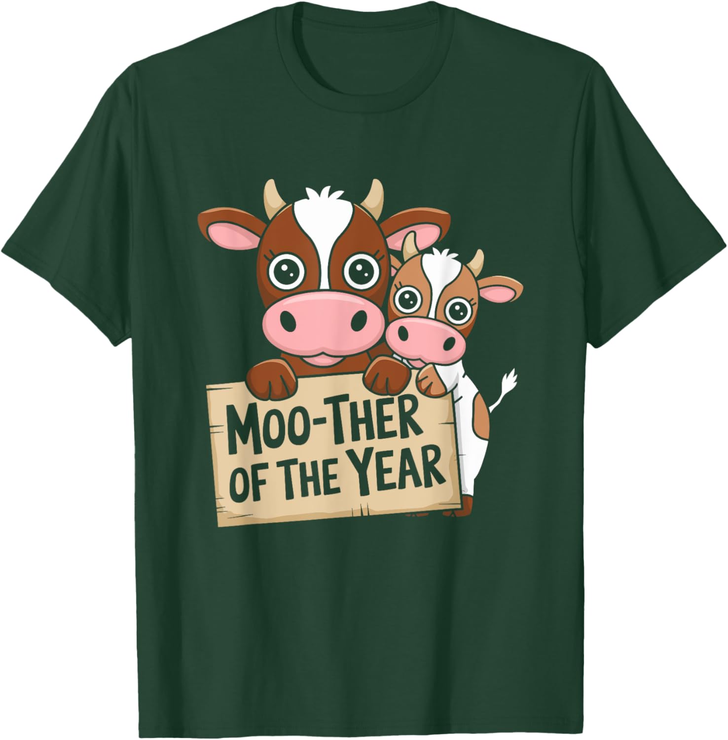 Cow Mom of the Year Funny T-Shirt for Farm Moms - Perfect Mother's Day Gift - 2
