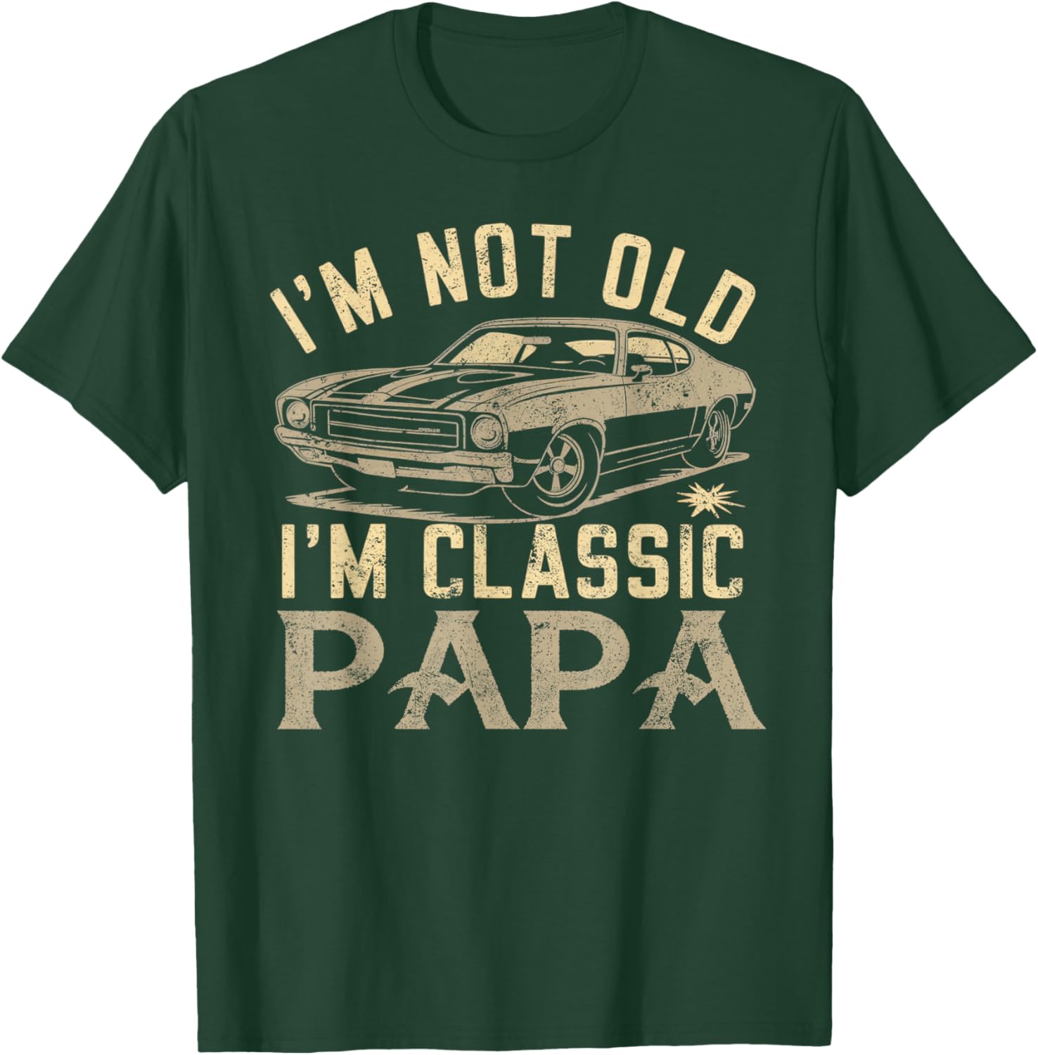 Funny Classic Papa T-Shirt - Perfect Fathers Day Gift for Dad - 10