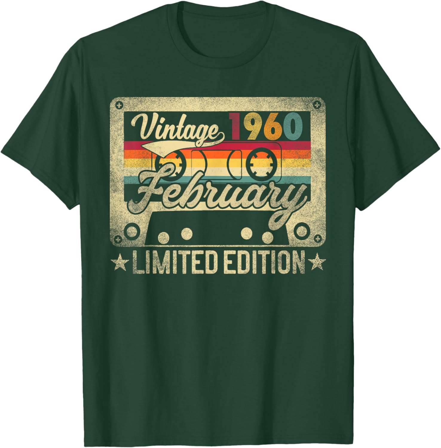 Funny Retro Vintage February 1960 Birthday T-Shirt for Nostalgic Celebrations - 7