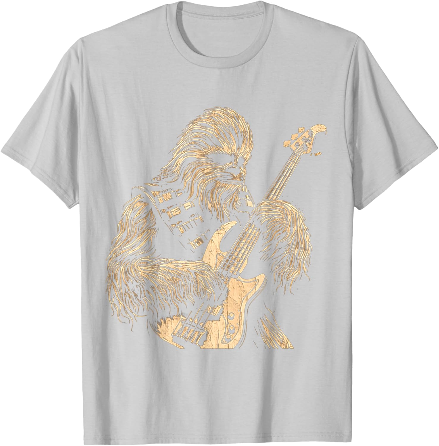 Cute Chewie Playing Bass Guitar Funny Meme T-Shirt for Music Lovers - 10