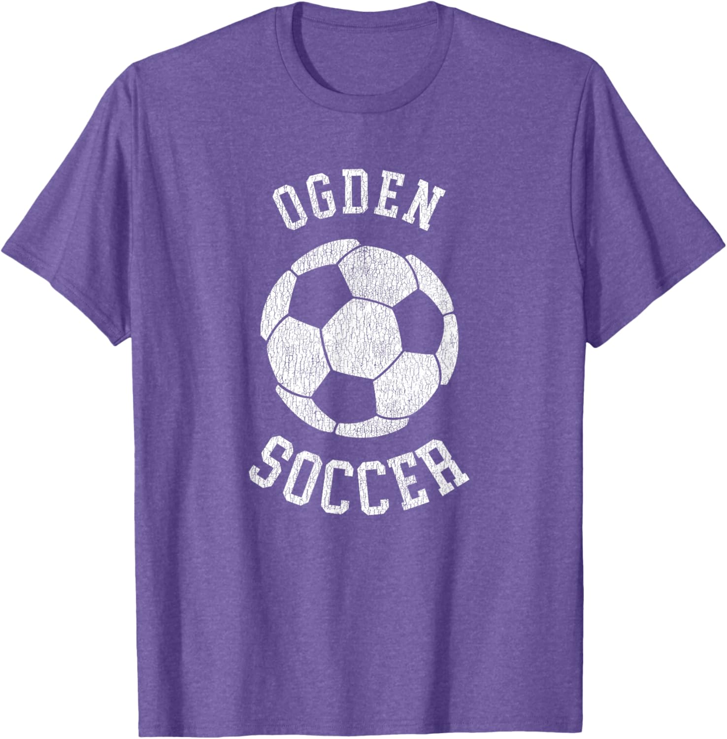 Ogden Soccer Retro Distressed 90's Vintage T-Shirt for Casual Style - 7