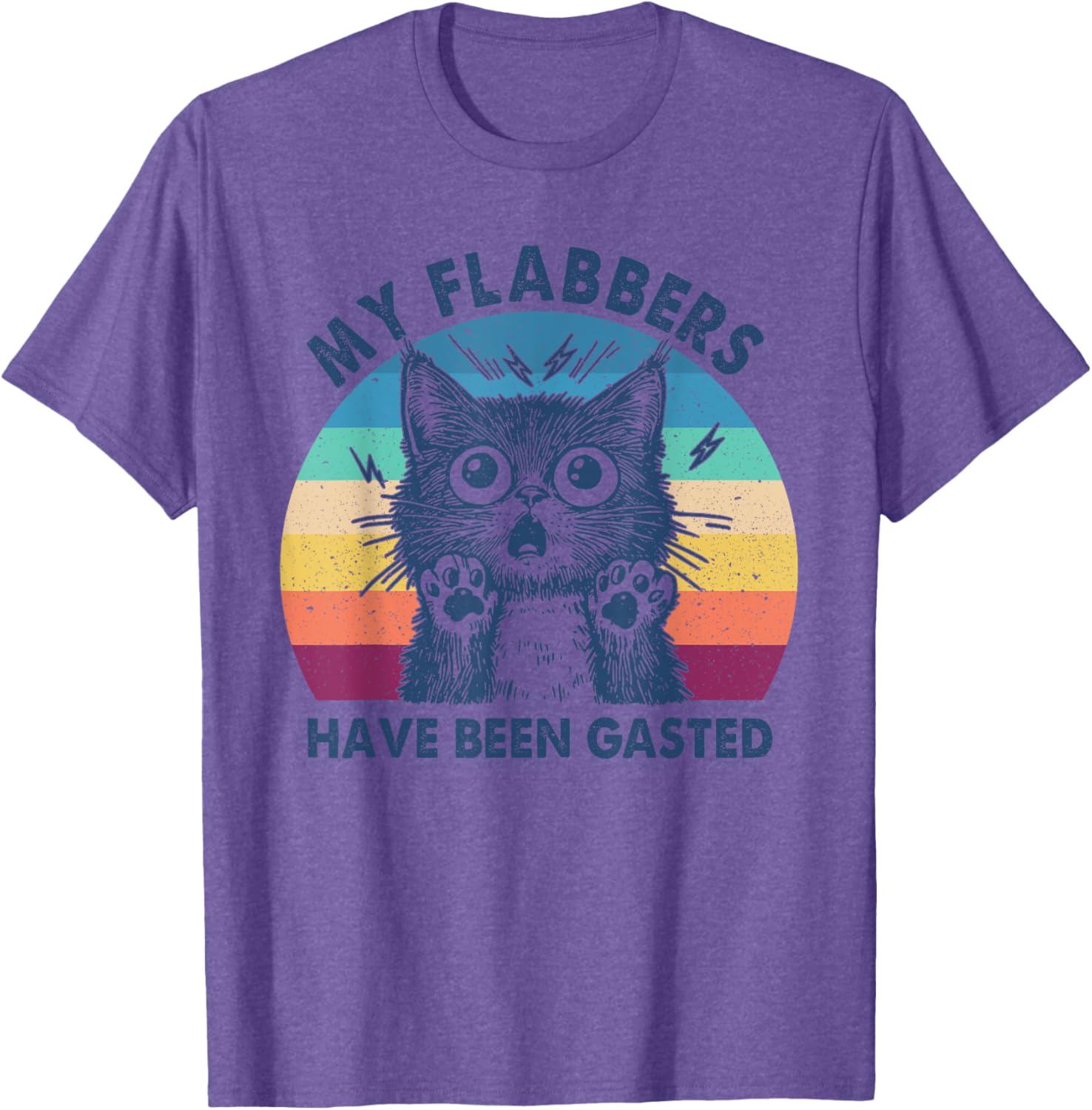 Flabbergasted Cat Meme T-Shirt for Men and Women - Funny Graphic Tee - 10
