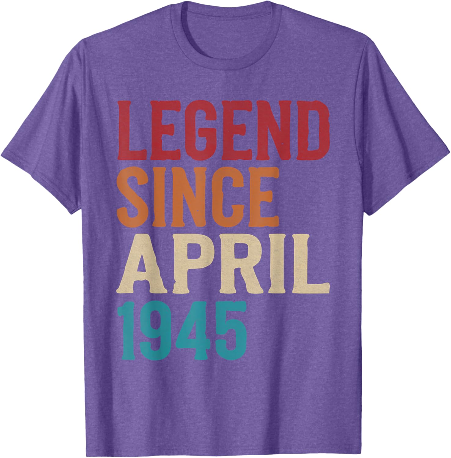 Vintage Legend Since 1945 T-Shirt for Cool Birthday Gifts for Him & Her - 2