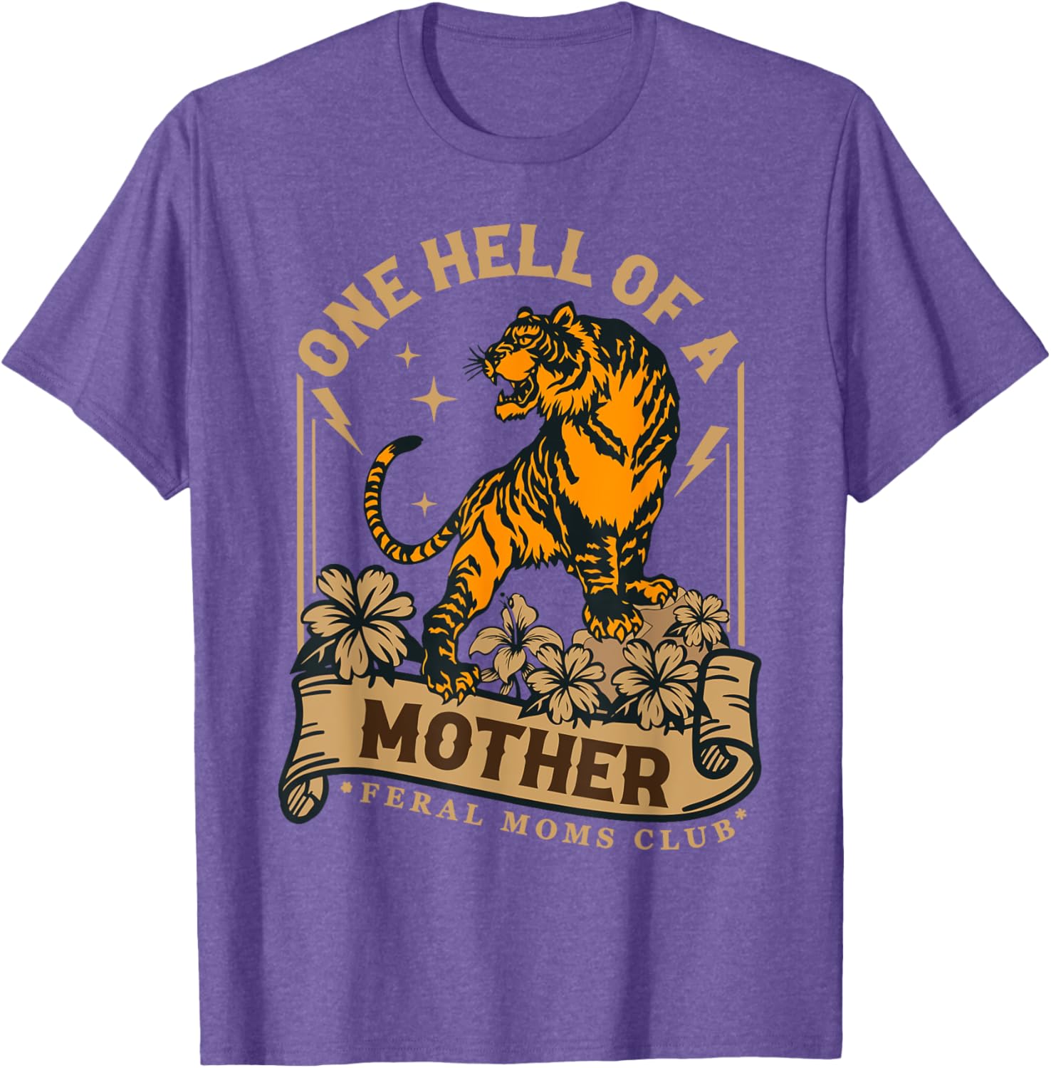 Feral Moms Club Tiger T-Shirt for Happy Mother's Day Celebration - 5