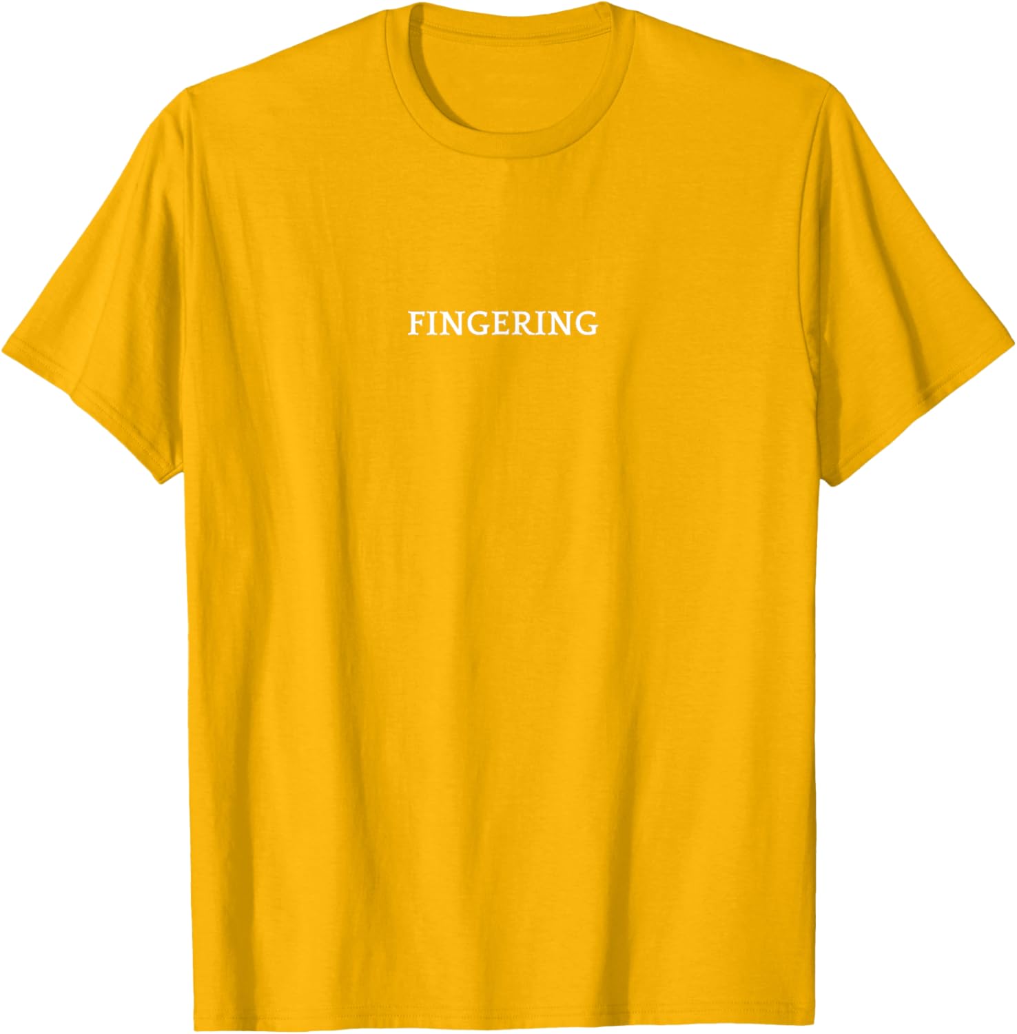 FINGERING English Word T-Shirt Stylish Apparel for Fun Fashion Enthusiasts - 24