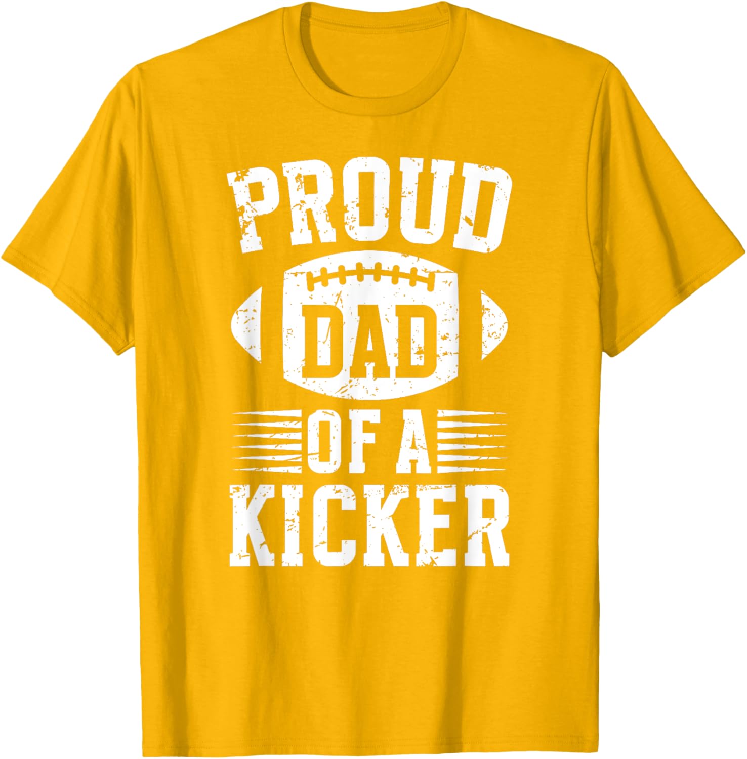 Proud Dad of a Football Kicker T-Shirt for Supportive Fathers - 3