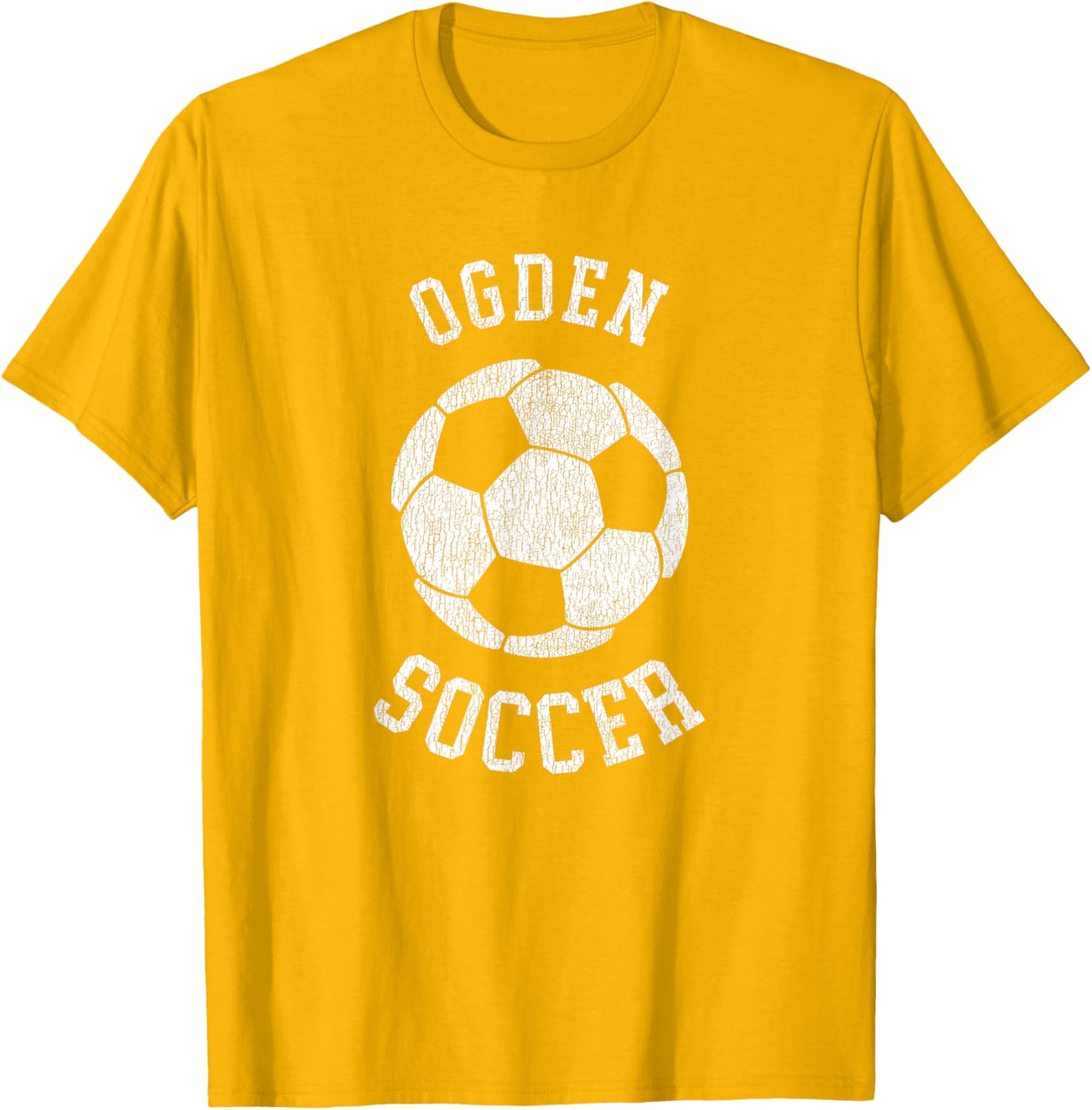 Ogden Soccer Retro Distressed 90's Vintage T-Shirt for Casual Style - 22
