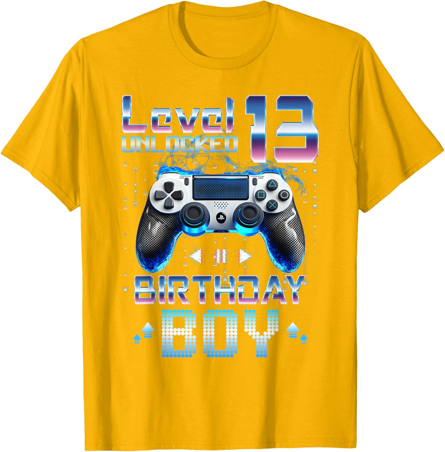 Level 13 Unlocked Birthday T-Shirt for Video Gamers Age 13 Fun Gift - 2
