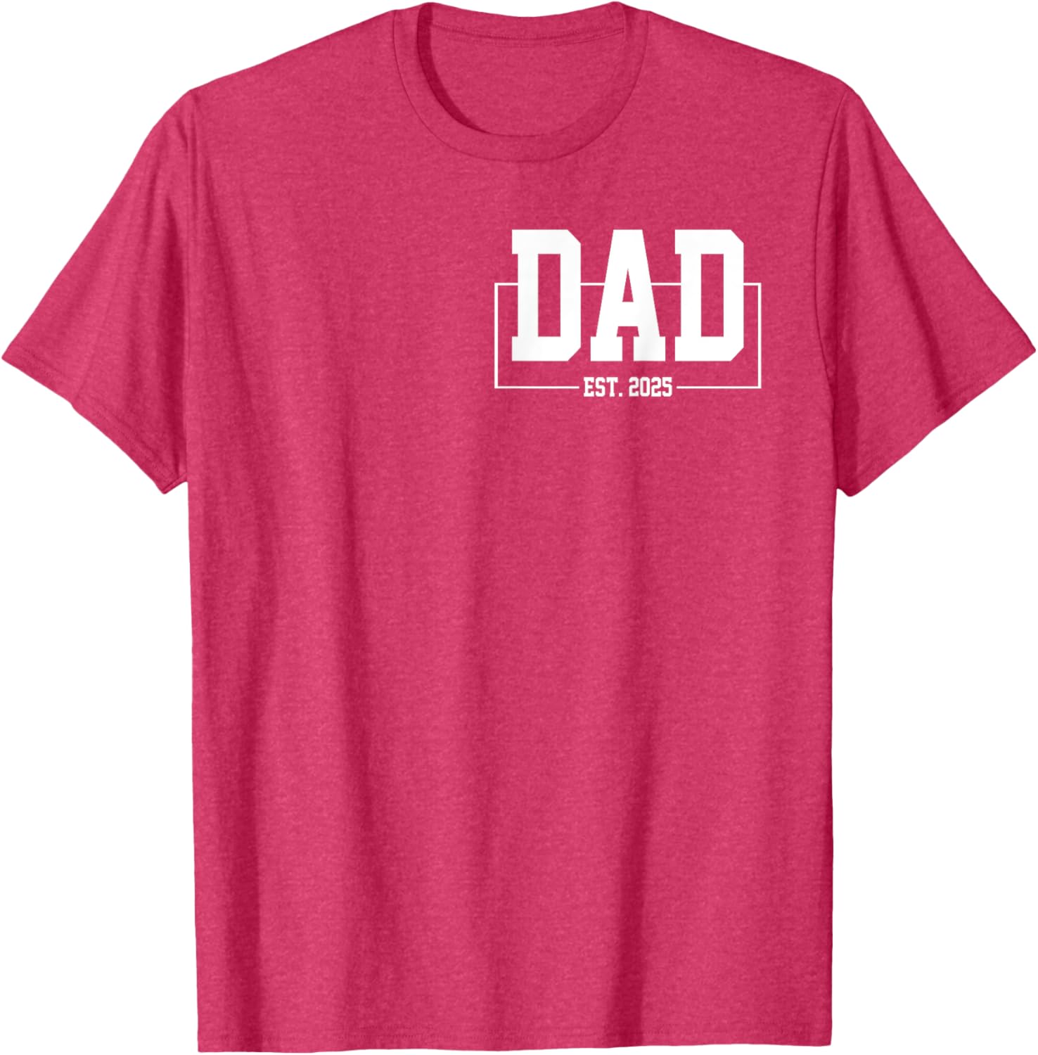 Dad Est. 2025 T-Shirt for New Fathers Expecting Baby in 2025 - 1