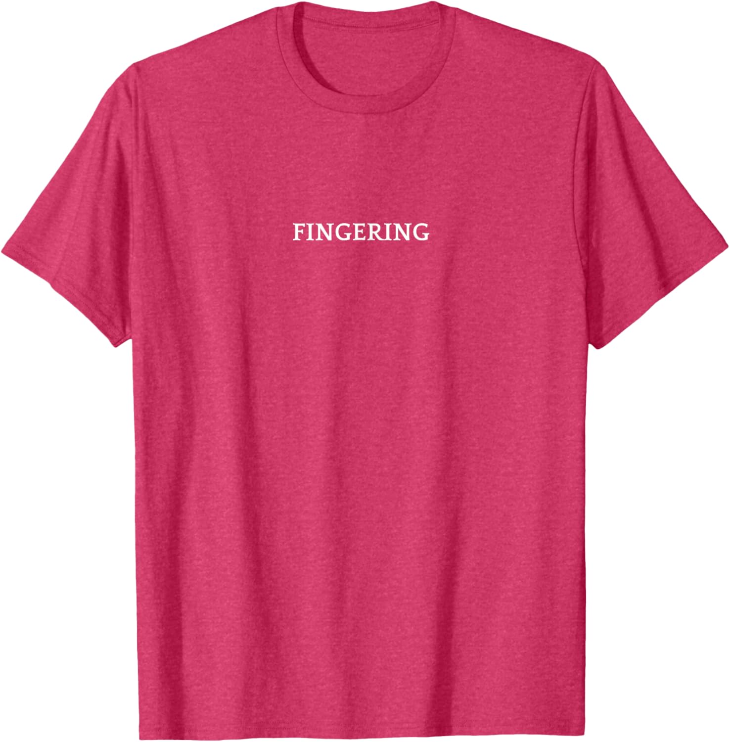 FINGERING English Word T-Shirt Stylish Apparel for Fun Fashion Enthusiasts - 17