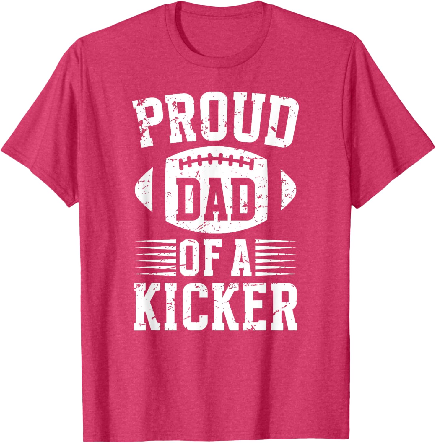 Proud Dad of a Football Kicker T-Shirt for Supportive Fathers - 20