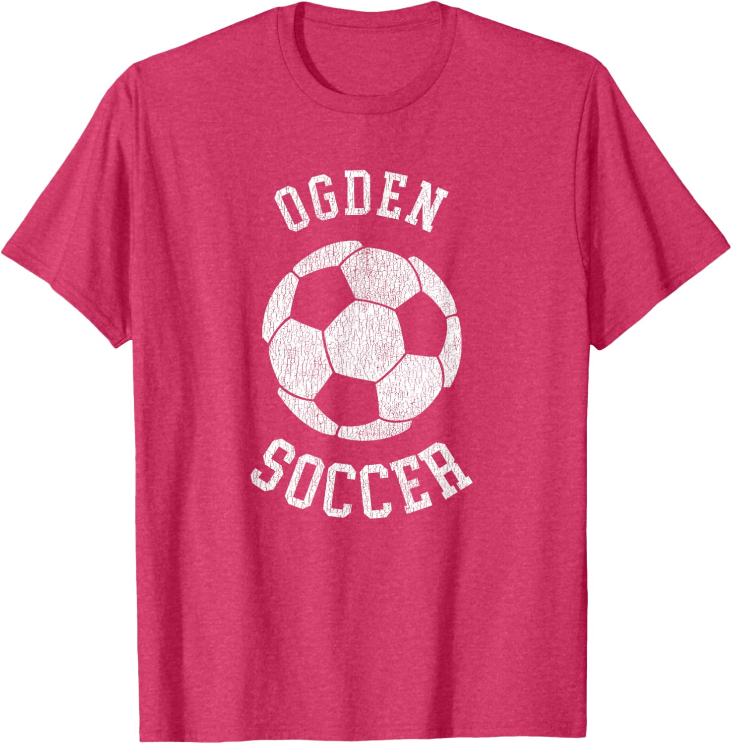 Ogden Soccer Retro Distressed 90's Vintage T-Shirt for Casual Style - 14