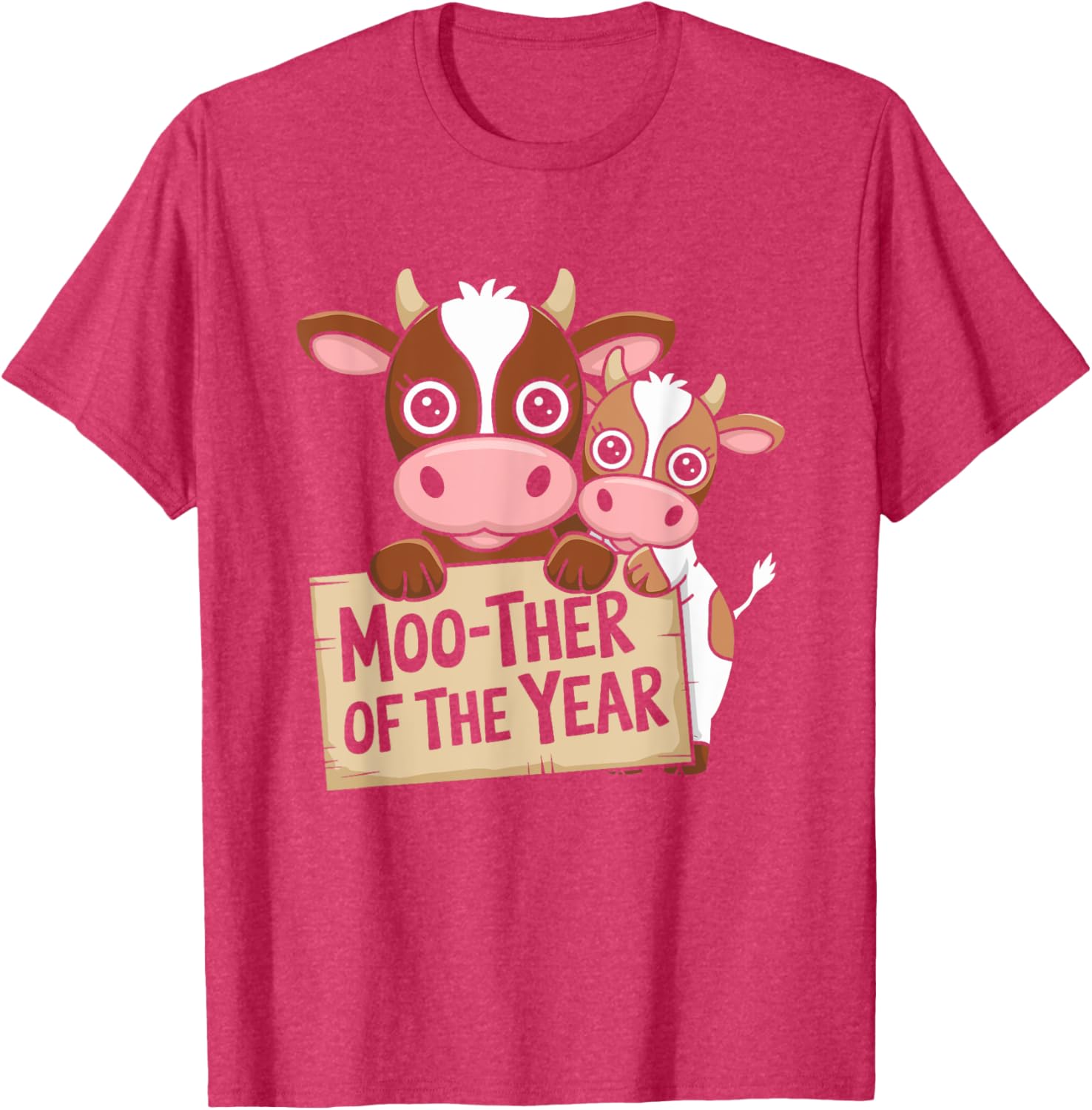 Cow Mom of the Year Funny T-Shirt for Farm Moms - Perfect Mother's Day Gift - 4