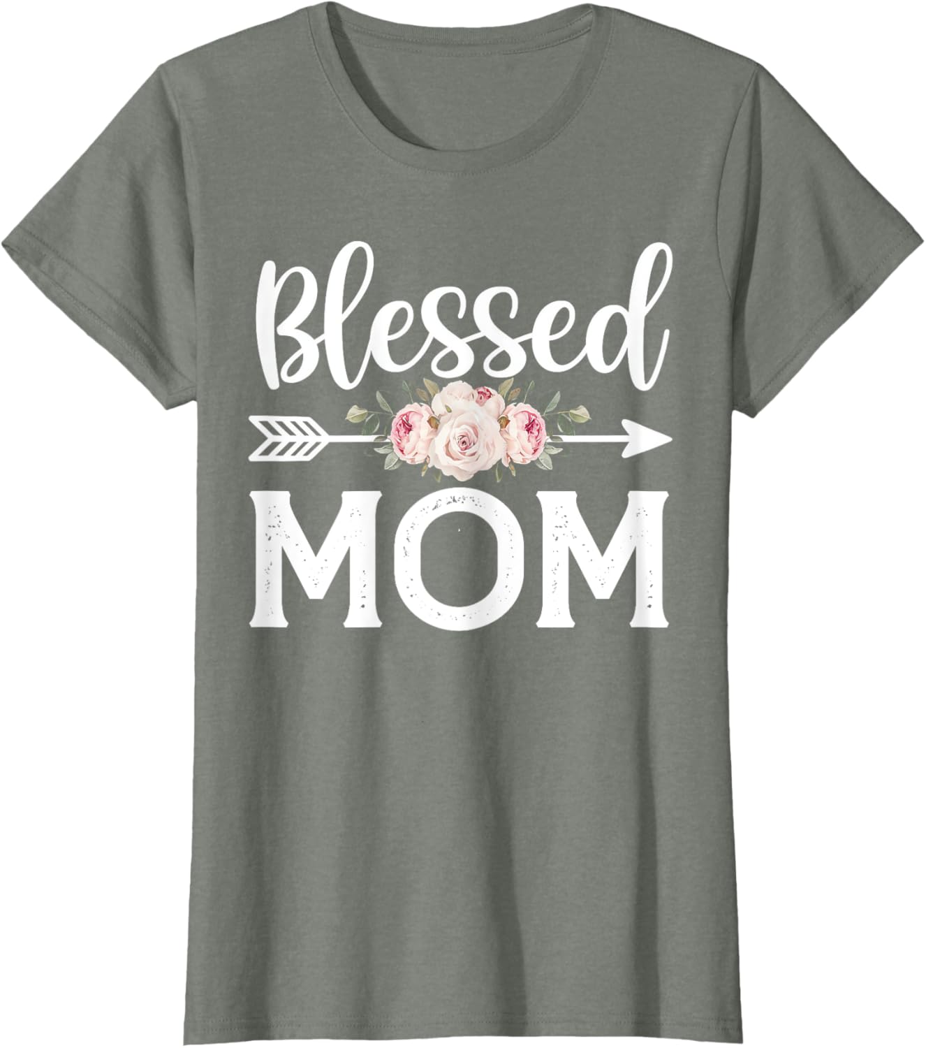 Floral Blessed to be Called Mom T-Shirt for Women – Perfect Mother's Day Gift - 6