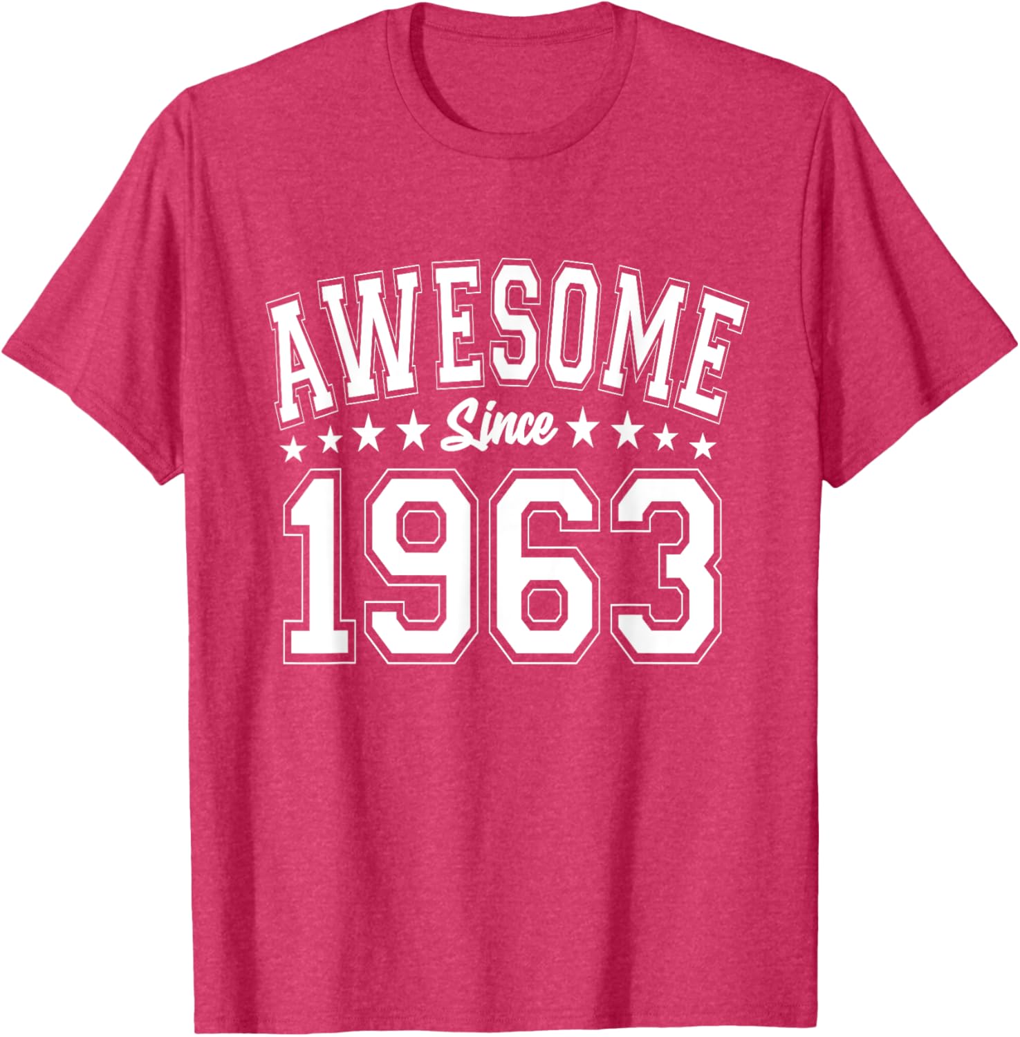 Awesome Since 1963 Vintage Birthday T-Shirt for a Classic Celebration - 1