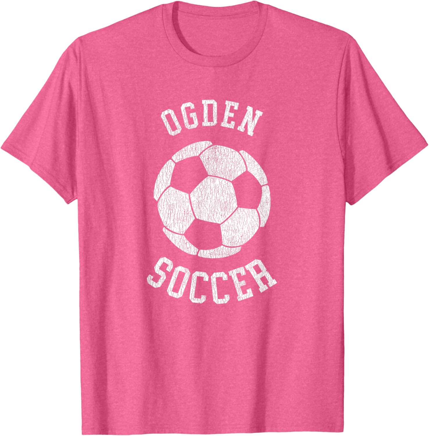 Ogden Soccer Retro Distressed 90's Vintage T-Shirt for Casual Style - 13