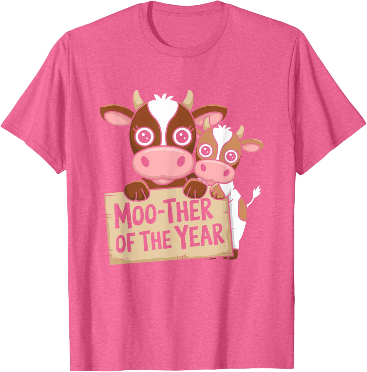 Cow Mom of the Year Funny T-Shirt for Farm Moms - Perfect Mother's Day Gift - 7