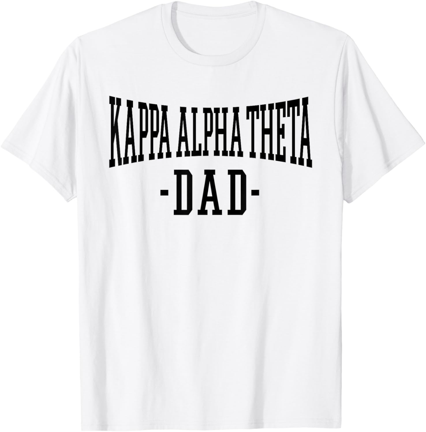 Kappa Alpha Theta Dad Clipart Black T-Shirt for Proud Fathers - 1