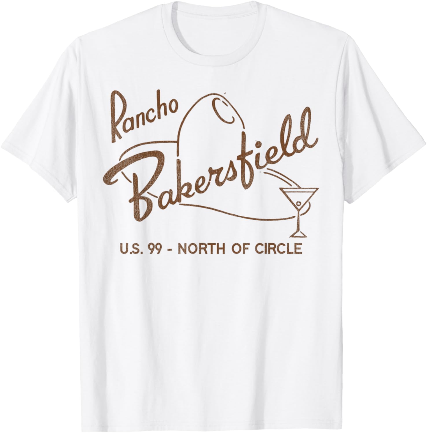 Vintage Rancho Bakersfield Retro Motel T-Shirt for California Lovers - 2