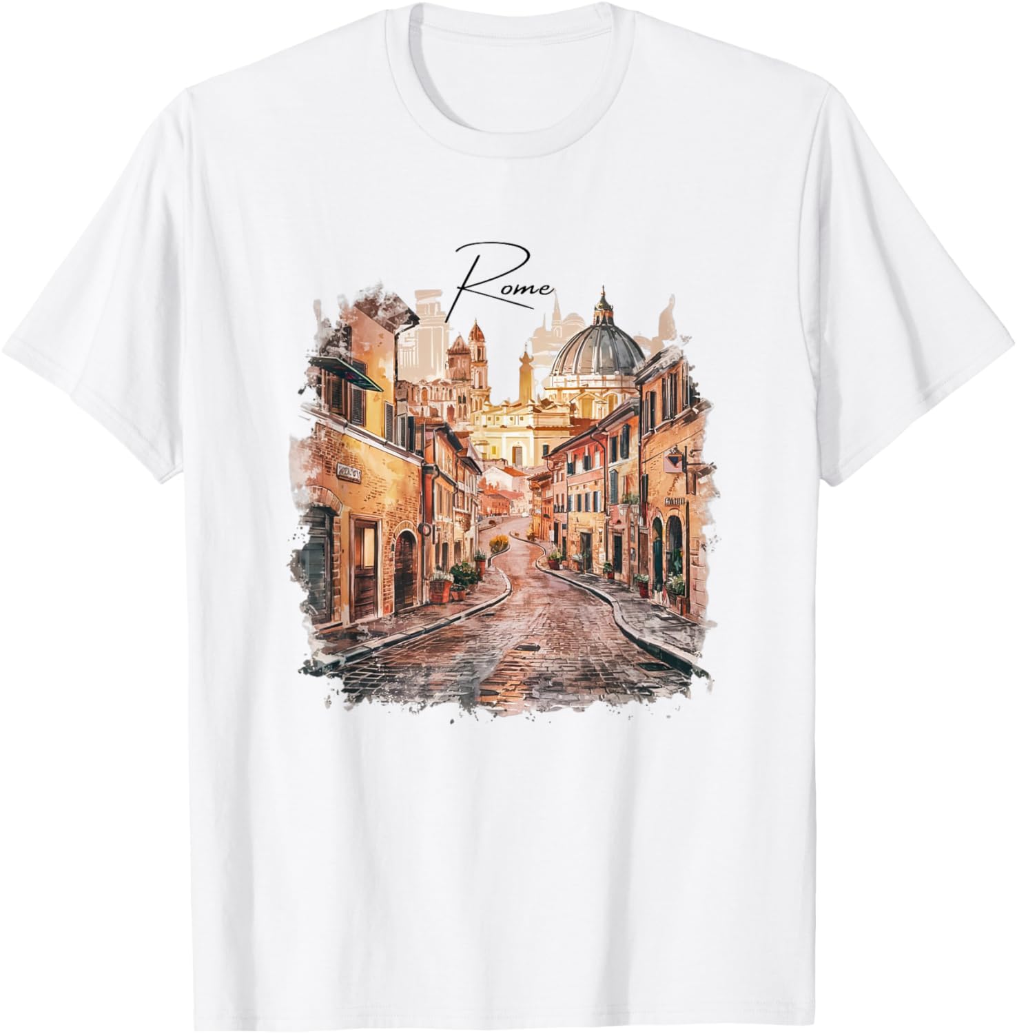 Retro Vintage Rome Italy T-Shirt Perfect for Travelers and Rome Lovers - 1