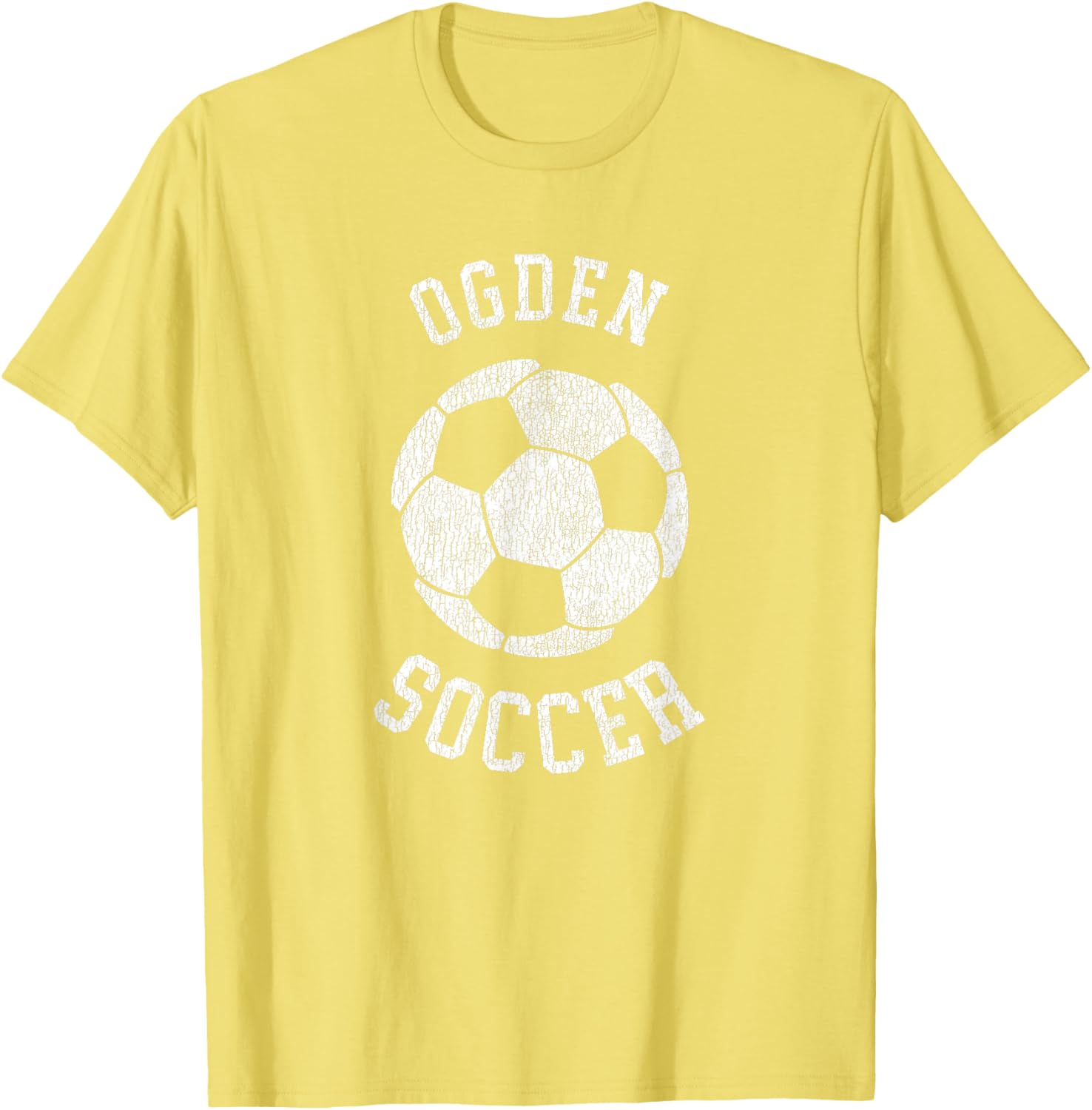 Ogden Soccer Retro Distressed 90's Vintage T-Shirt for Casual Style - 18