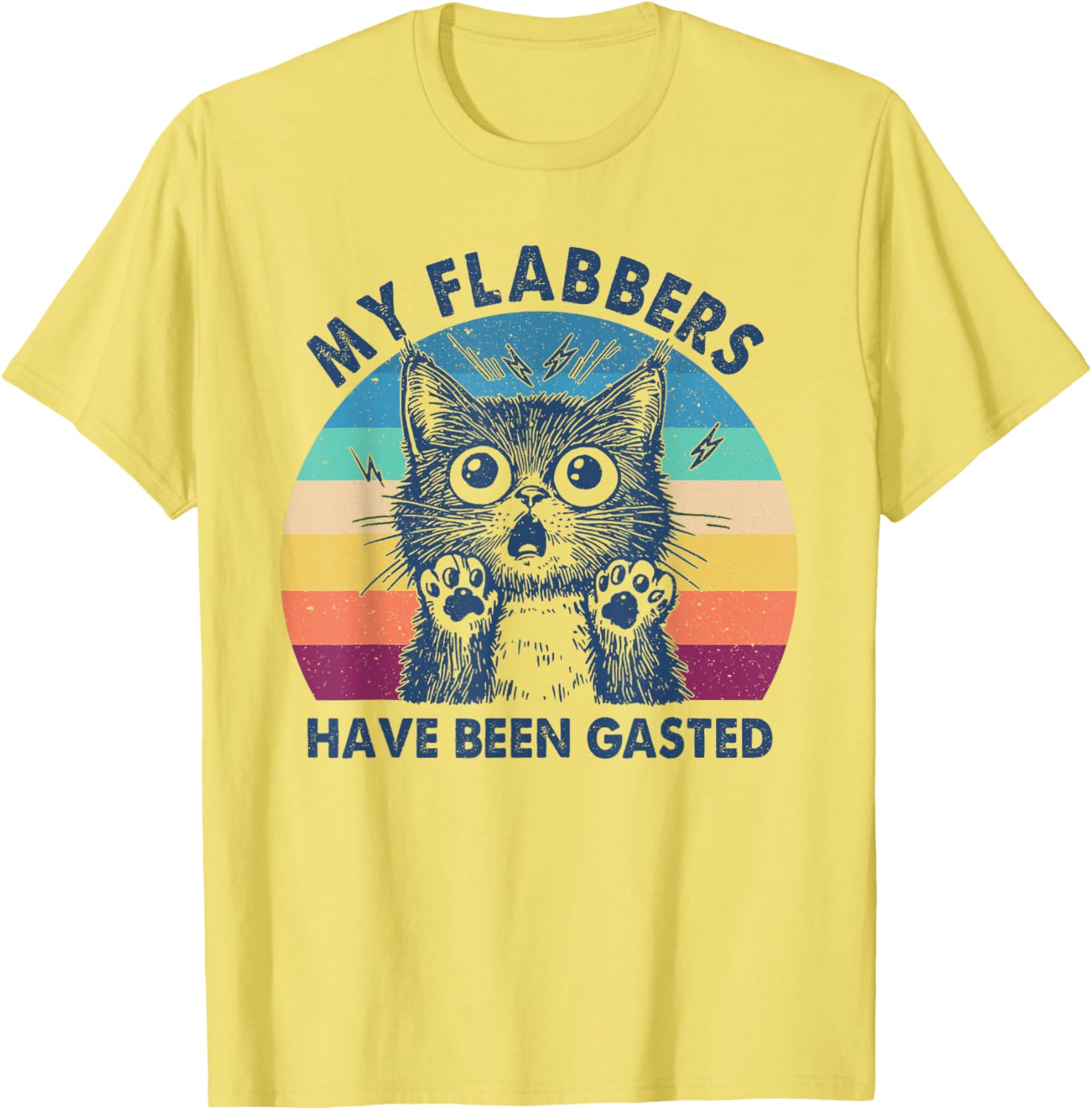 Flabbergasted Cat Meme T-Shirt for Men and Women - Funny Graphic Tee - 4