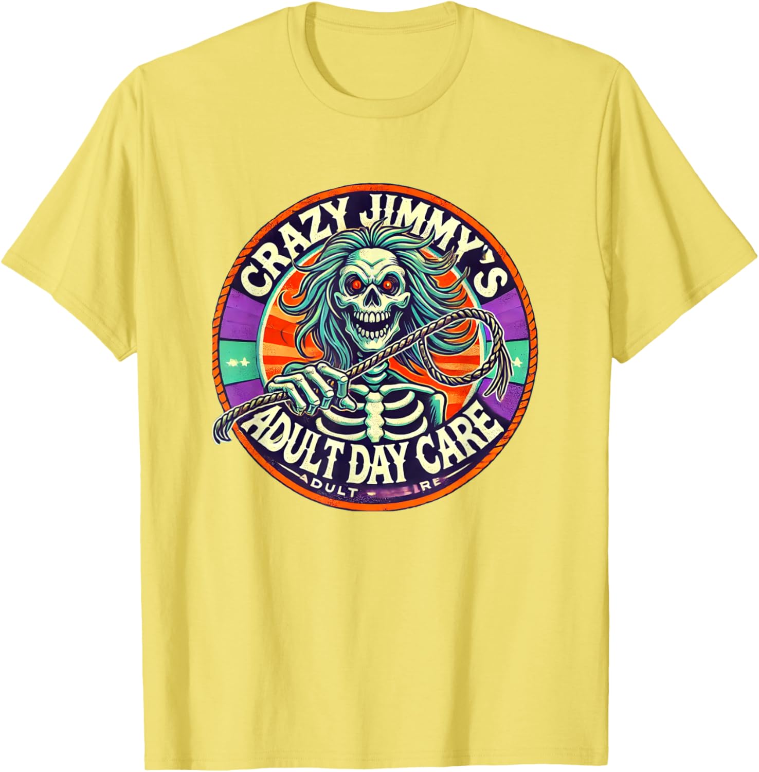 Crazy Jimmy's Funny Horror Halloween T-Shirt for Adults in Style - 6