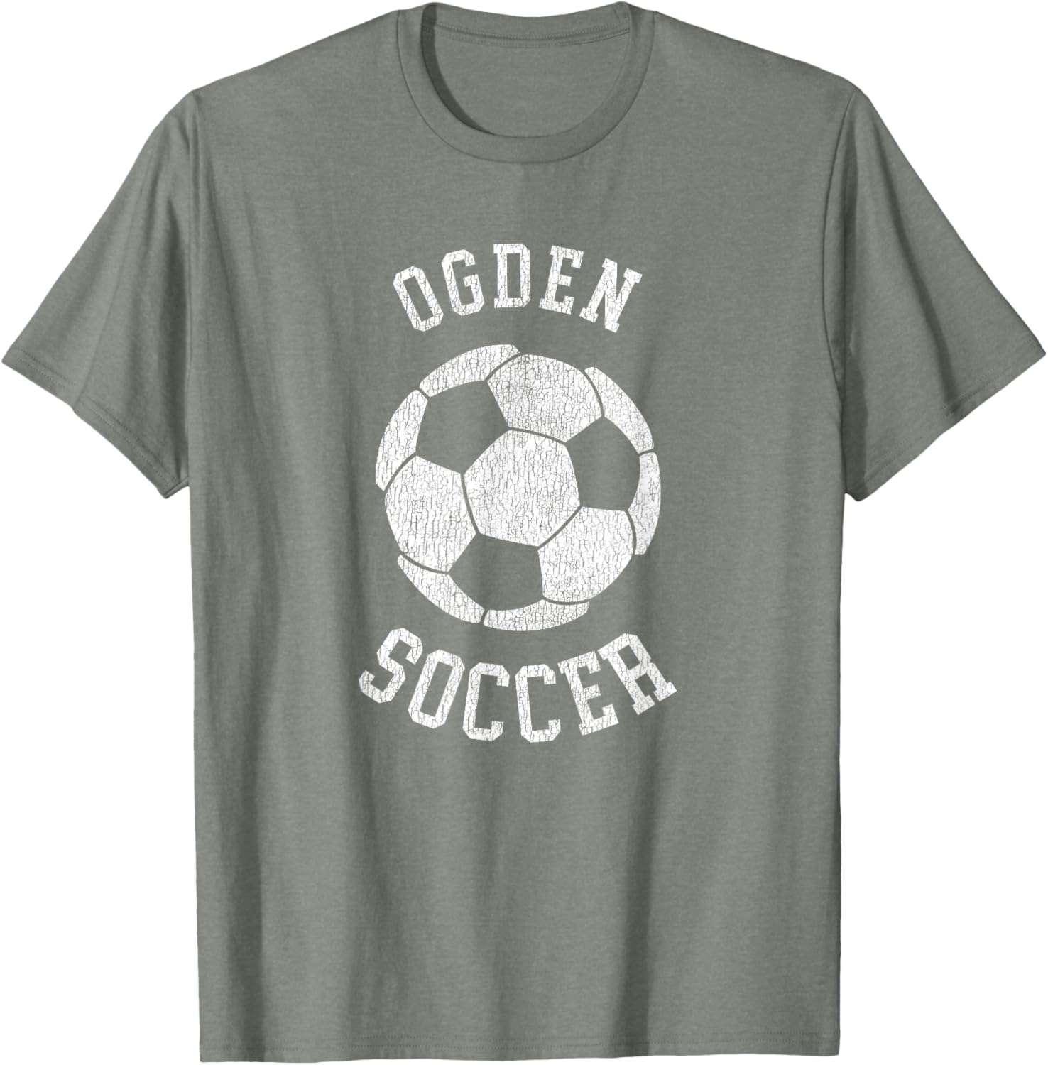 Ogden Soccer Retro Distressed 90's Vintage T-Shirt for Casual Style - 26