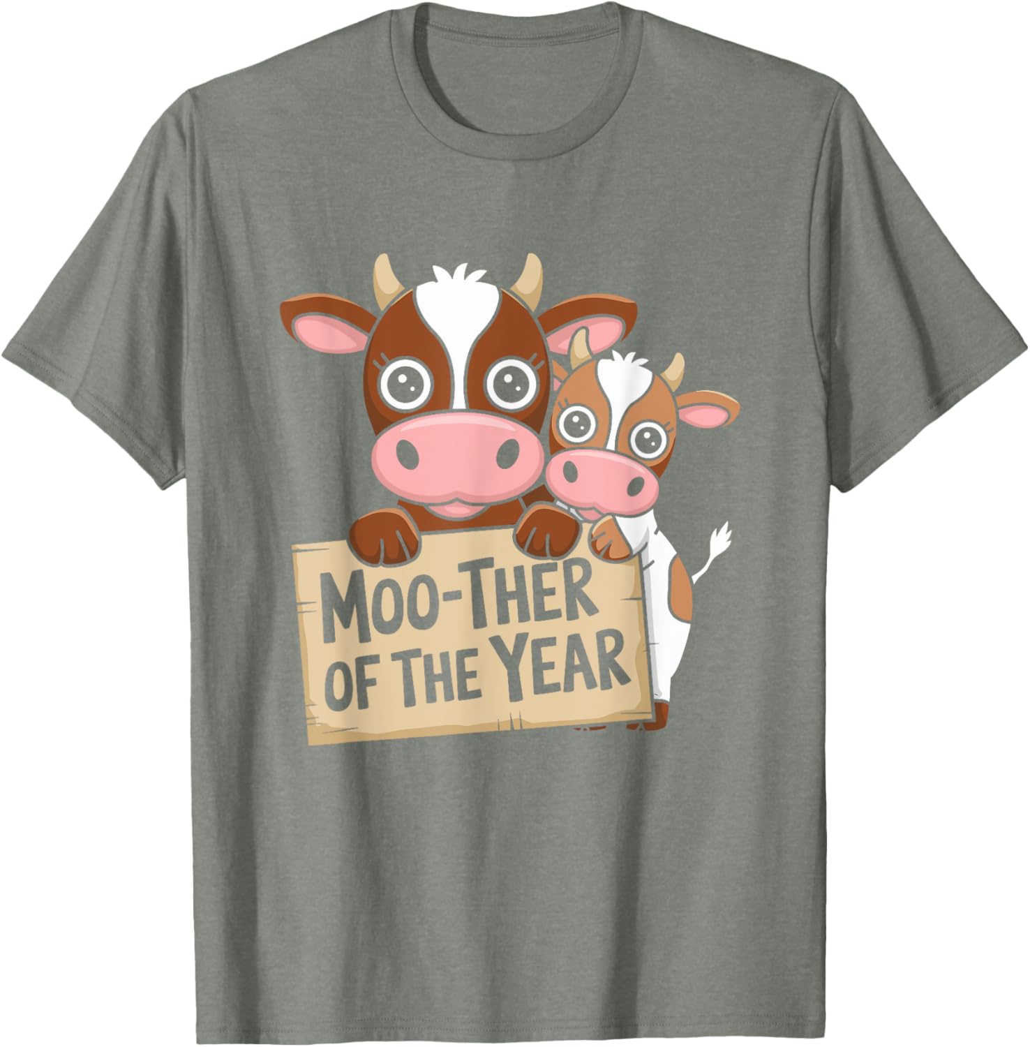 Cow Mom of the Year Funny T-Shirt for Farm Moms - Perfect Mother's Day Gift - 12