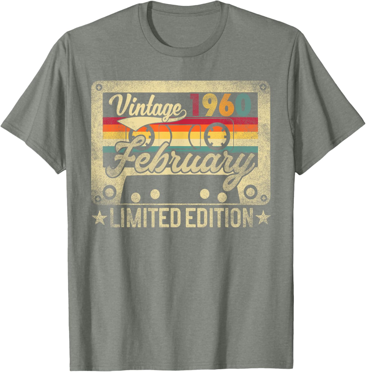 Funny Retro Vintage February 1960 Birthday T-Shirt for Nostalgic Celebrations - 4