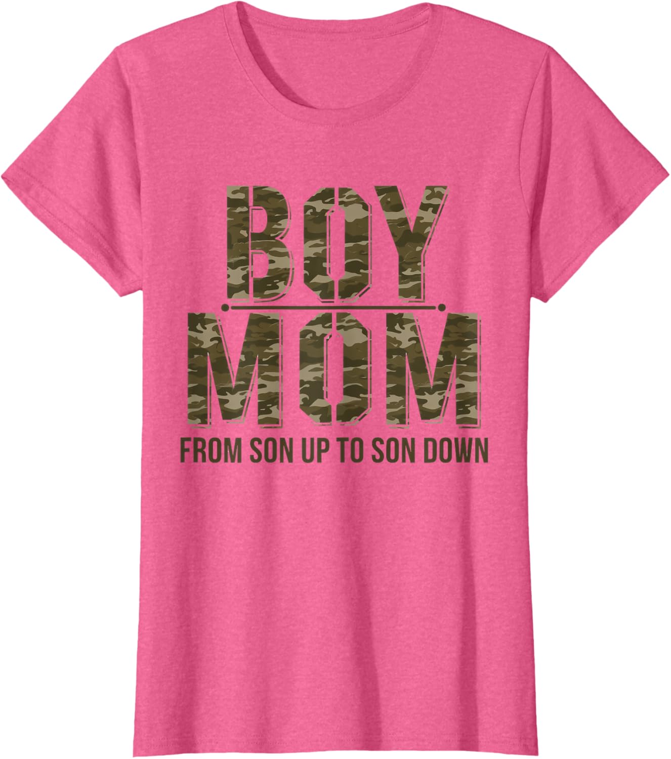 Boy Mom Camouflage T-Shirt for Mother's Day 2025 - Stylish and Unique - 1