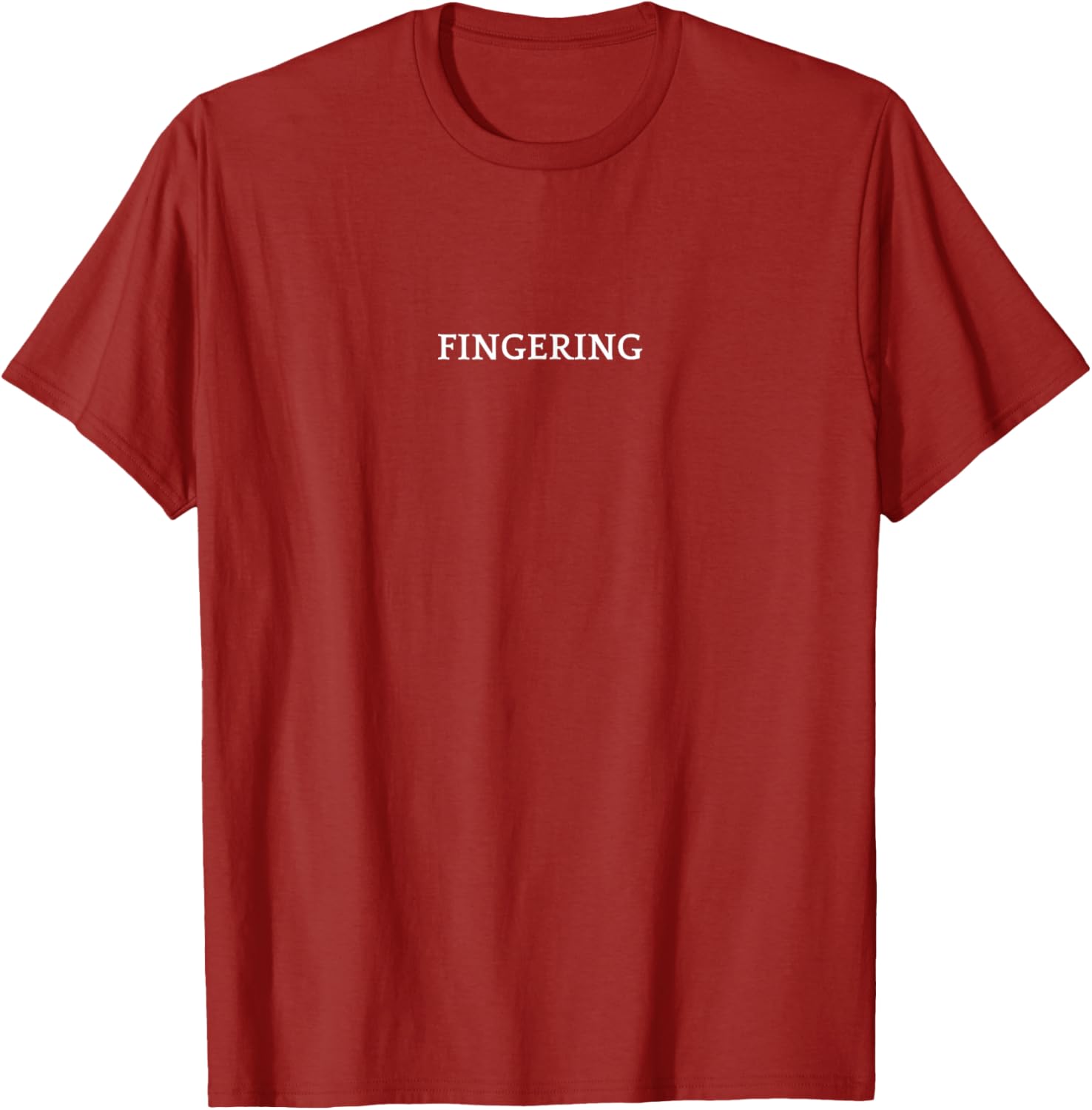 FINGERING English Word T-Shirt Stylish Apparel for Fun Fashion Enthusiasts - 18