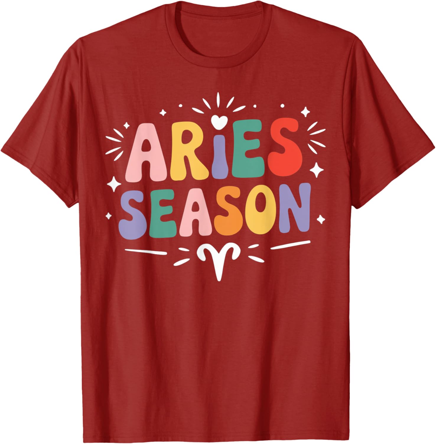Vintage Aries Zodiac T-Shirt for March April Birthday Celebrations - 8