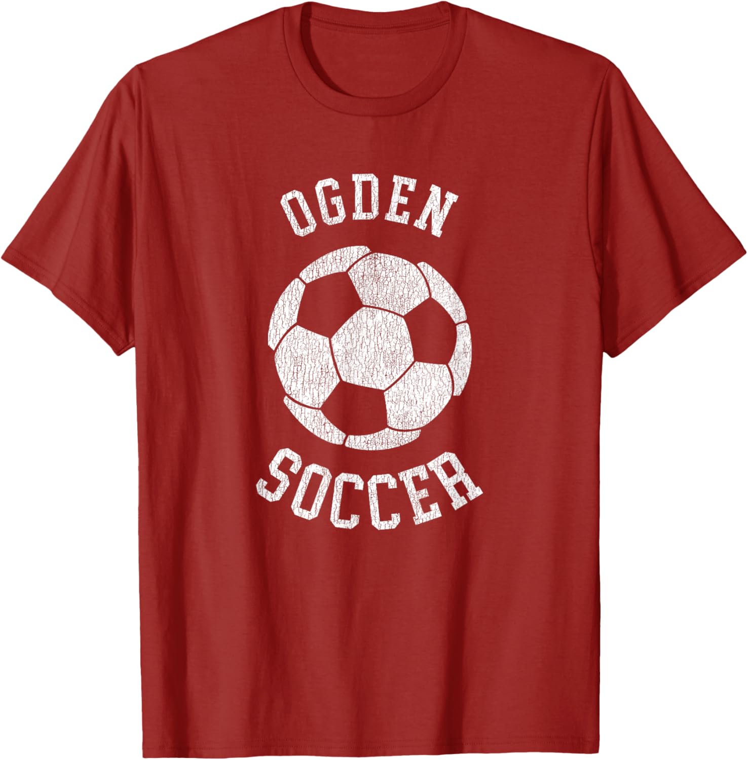 Ogden Soccer Retro Distressed 90's Vintage T-Shirt for Casual Style - 2