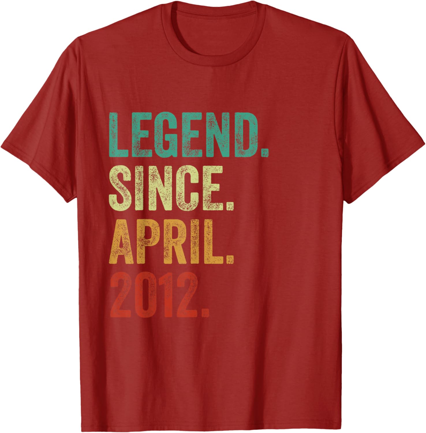 13th Birthday T-Shirt for Legend Since 2012 Cool Fun Gift Idea - 18