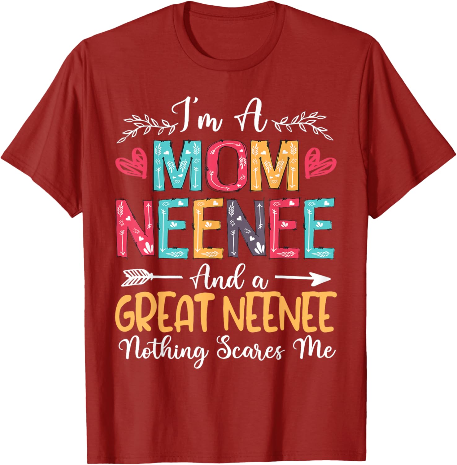Happy Mother's Day 2025 I'm A Mom Neenee T-Shirt for Moms - 1
