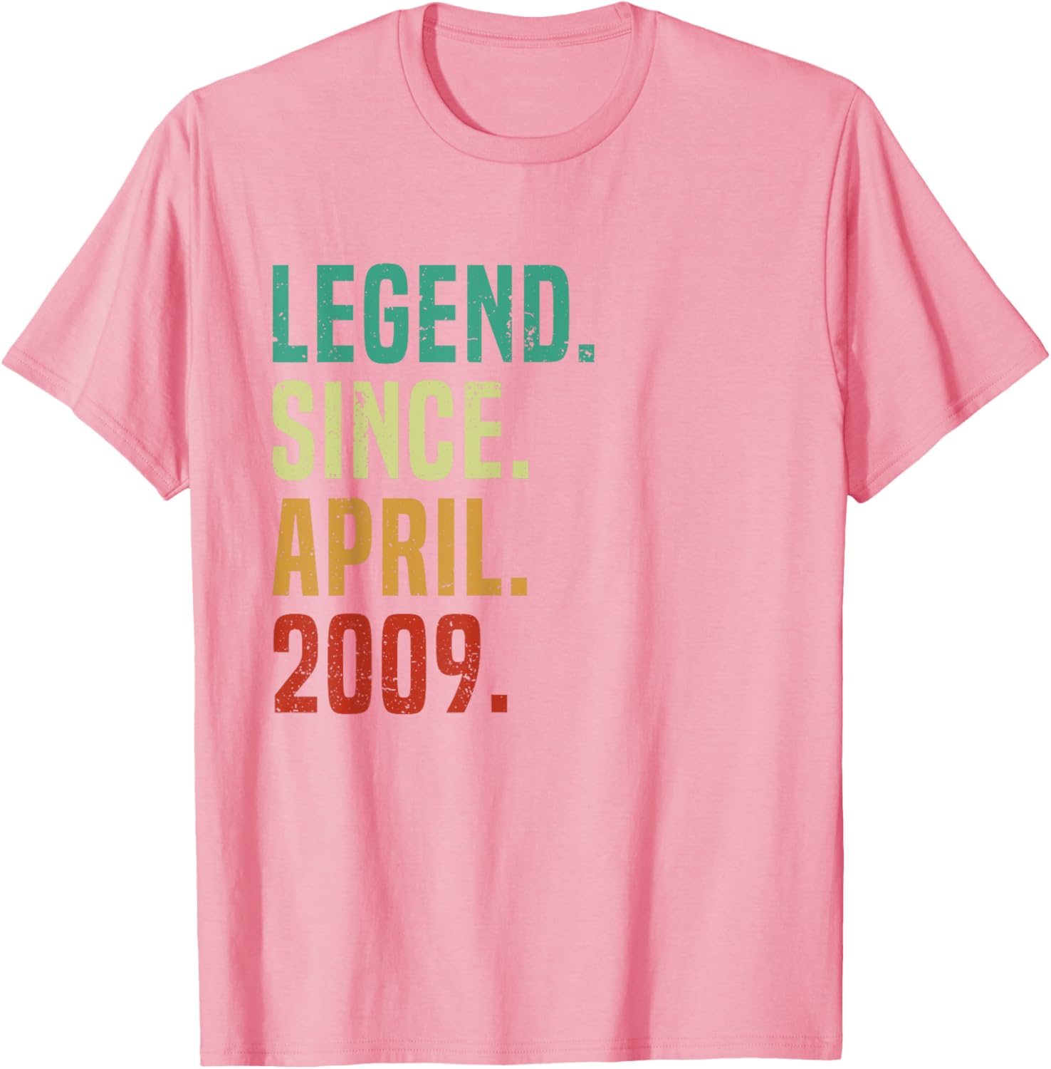 16 Years Old Legend Since April 2009 Birthday T-Shirt for Teens - 13