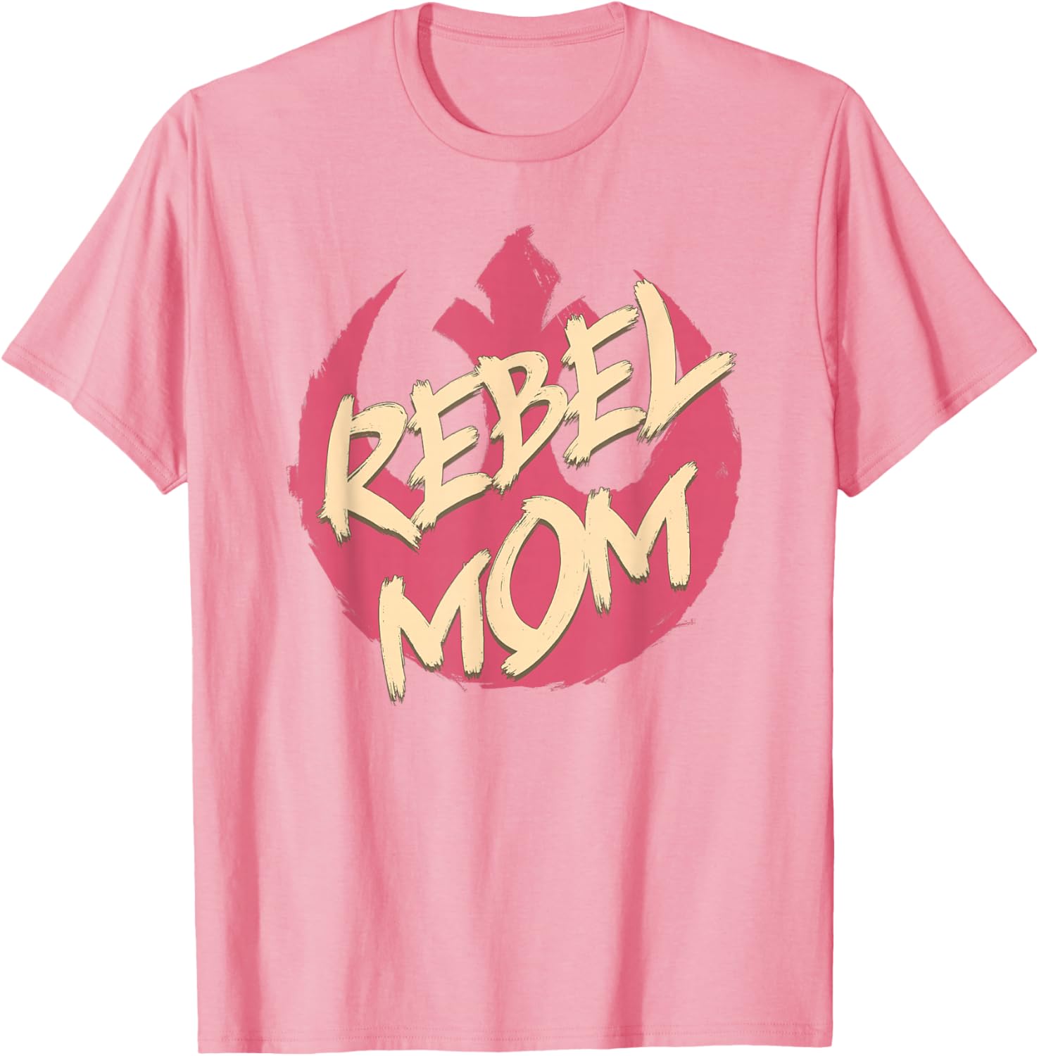 Star Wars Mother's Day Rebel Mom Distressed Logo T-Shirt for Her - 2