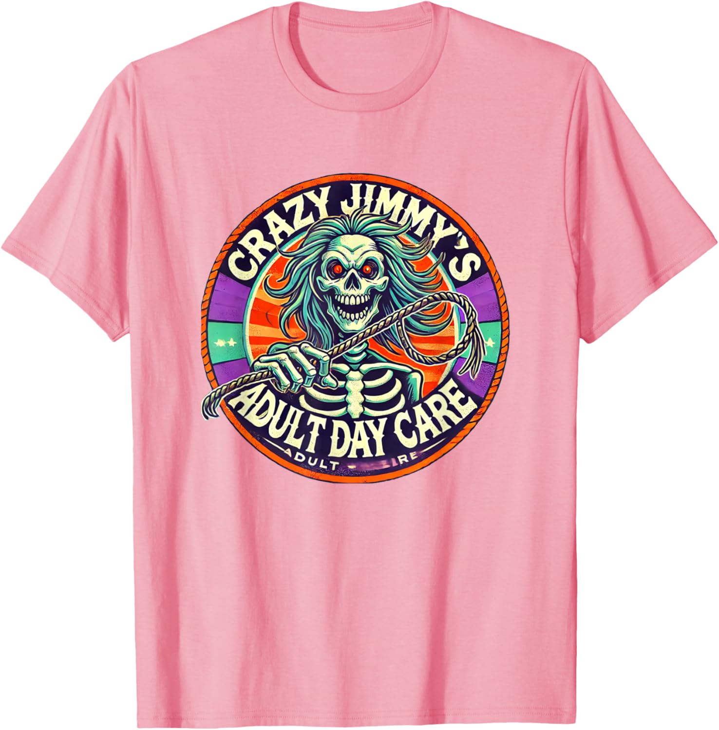 Crazy Jimmy's Funny Horror Halloween T-Shirt for Adults in Style - 3