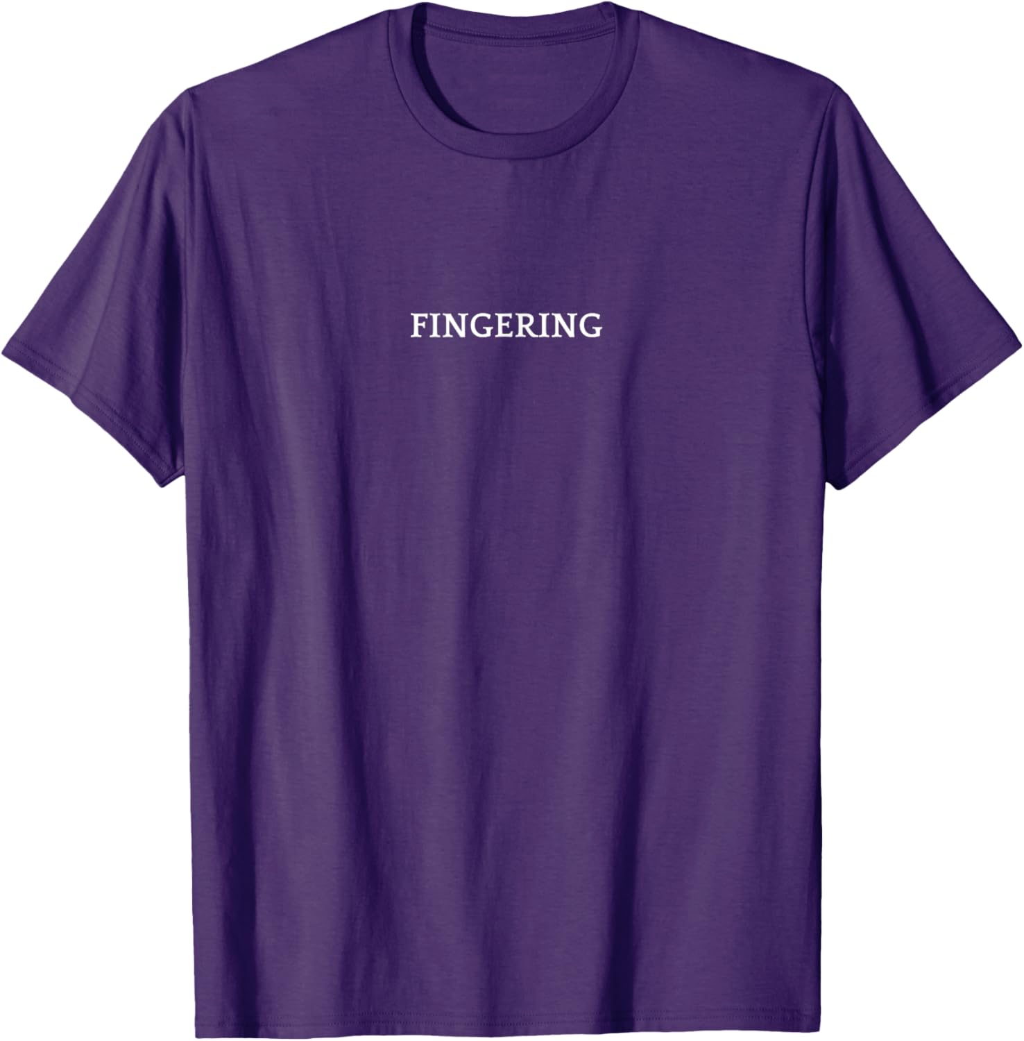 FINGERING English Word T-Shirt Stylish Apparel for Fun Fashion Enthusiasts - 16
