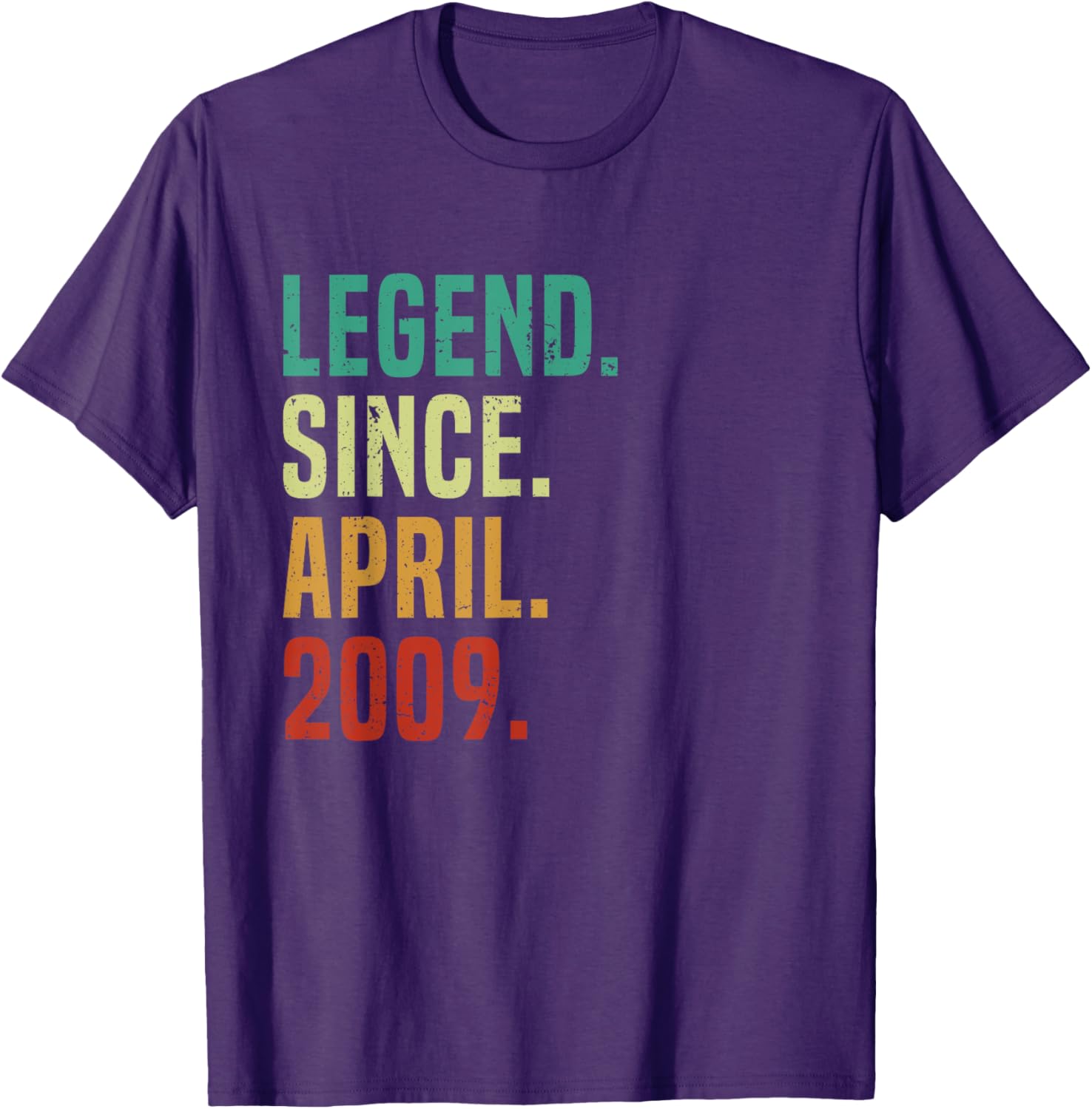 16 Years Old Legend Since April 2009 Birthday T-Shirt for Teens - 7