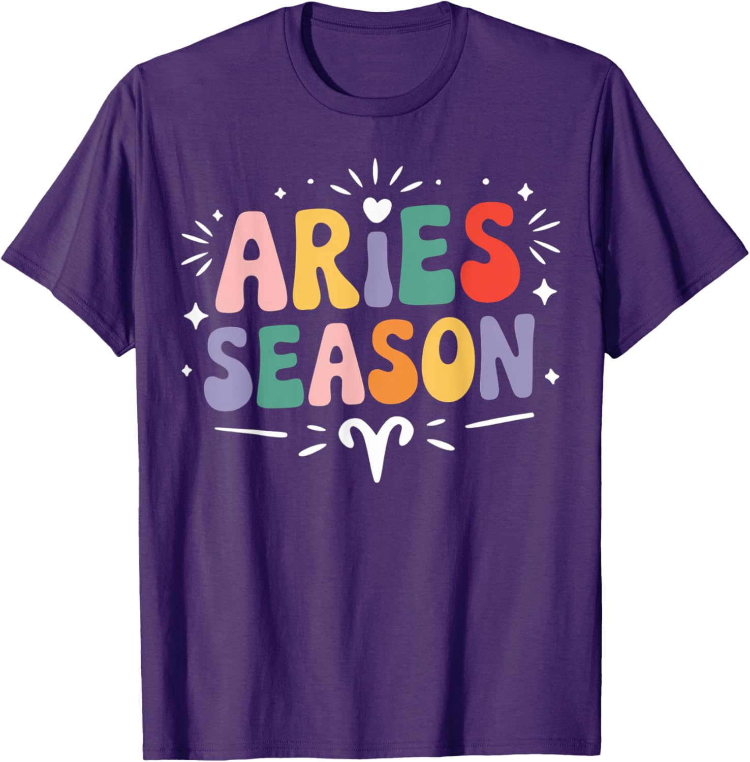 Vintage Aries Zodiac T-Shirt for March April Birthday Celebrations - 4